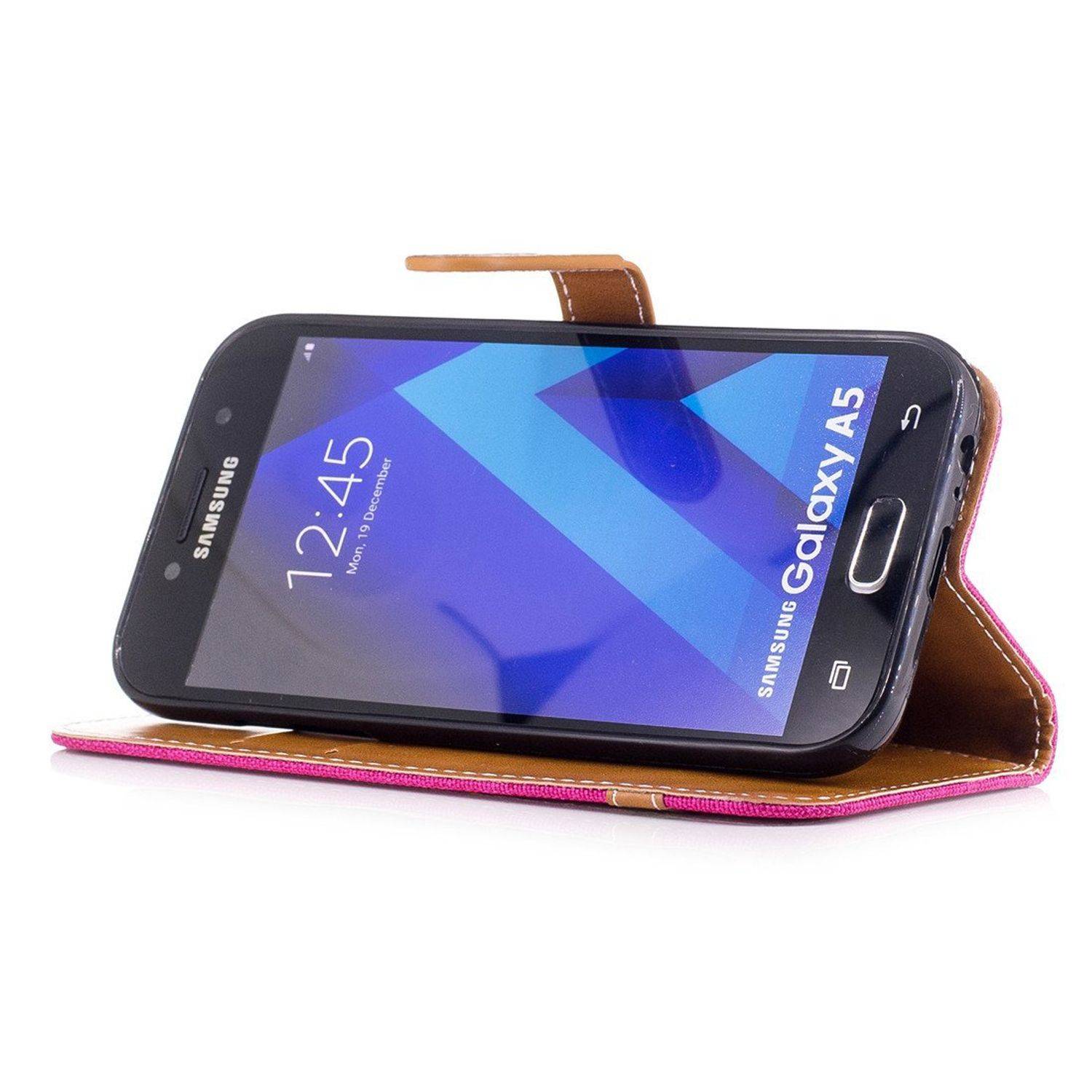 Samsung Galaxy A5 (2017) Handyhülle Bookcover Rosa