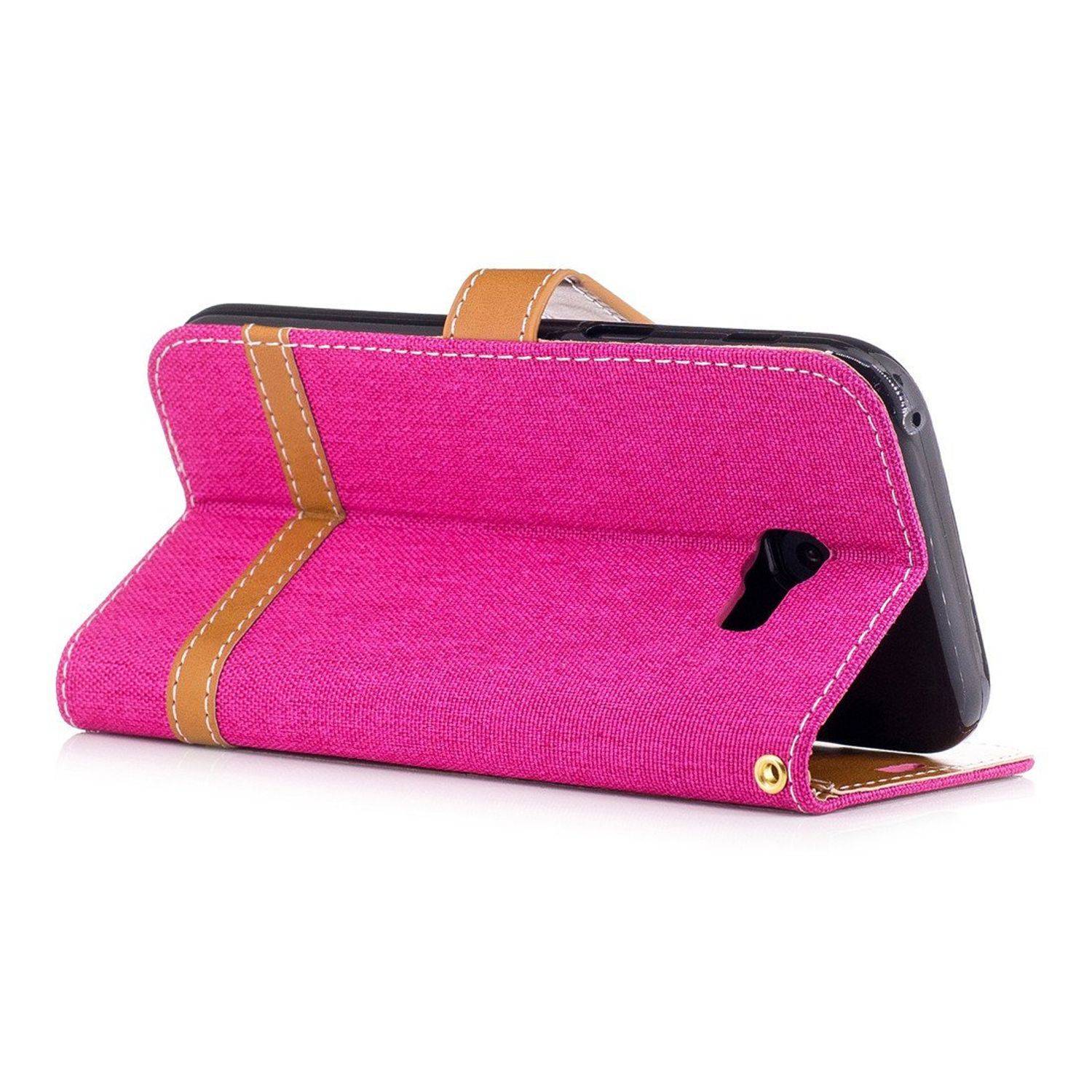 Samsung Galaxy A5 (2017) Handyhülle Bookcover Rosa