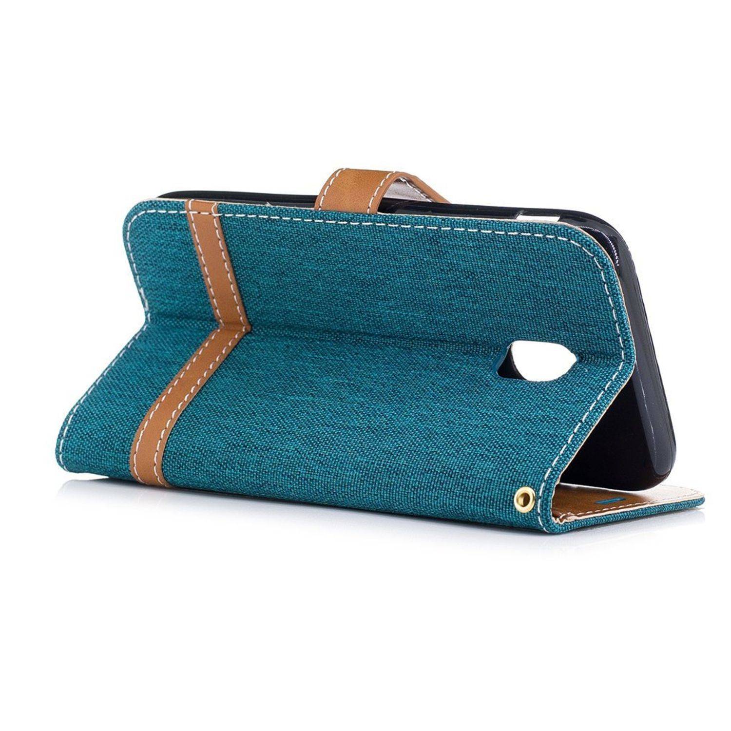 Samsung Galaxy J3 (2017) Handyhülle Bookcover Grün