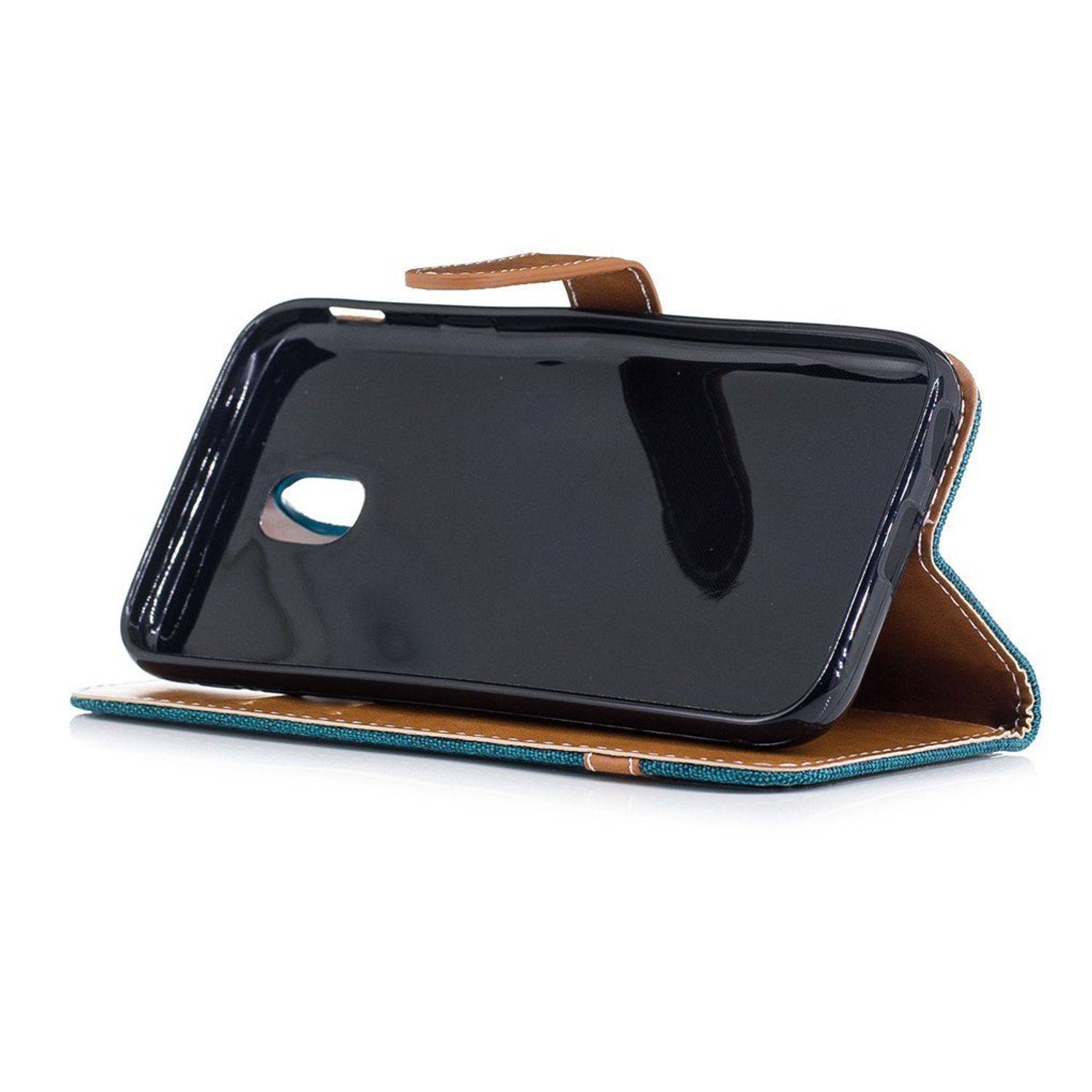 Samsung Galaxy J3 (2017) Handyhülle Bookcover Grün