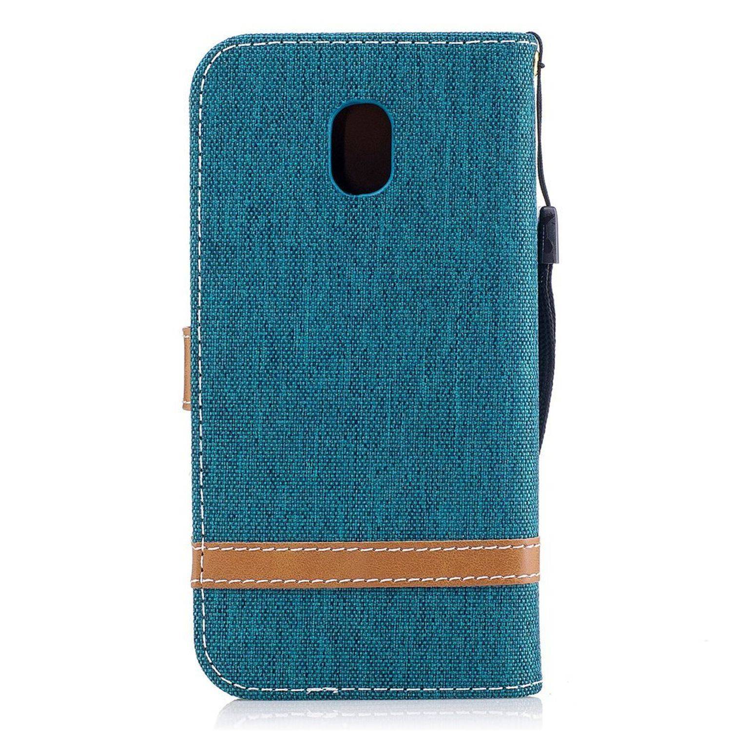 Samsung Galaxy J3 (2017) Handyhülle Bookcover Grün