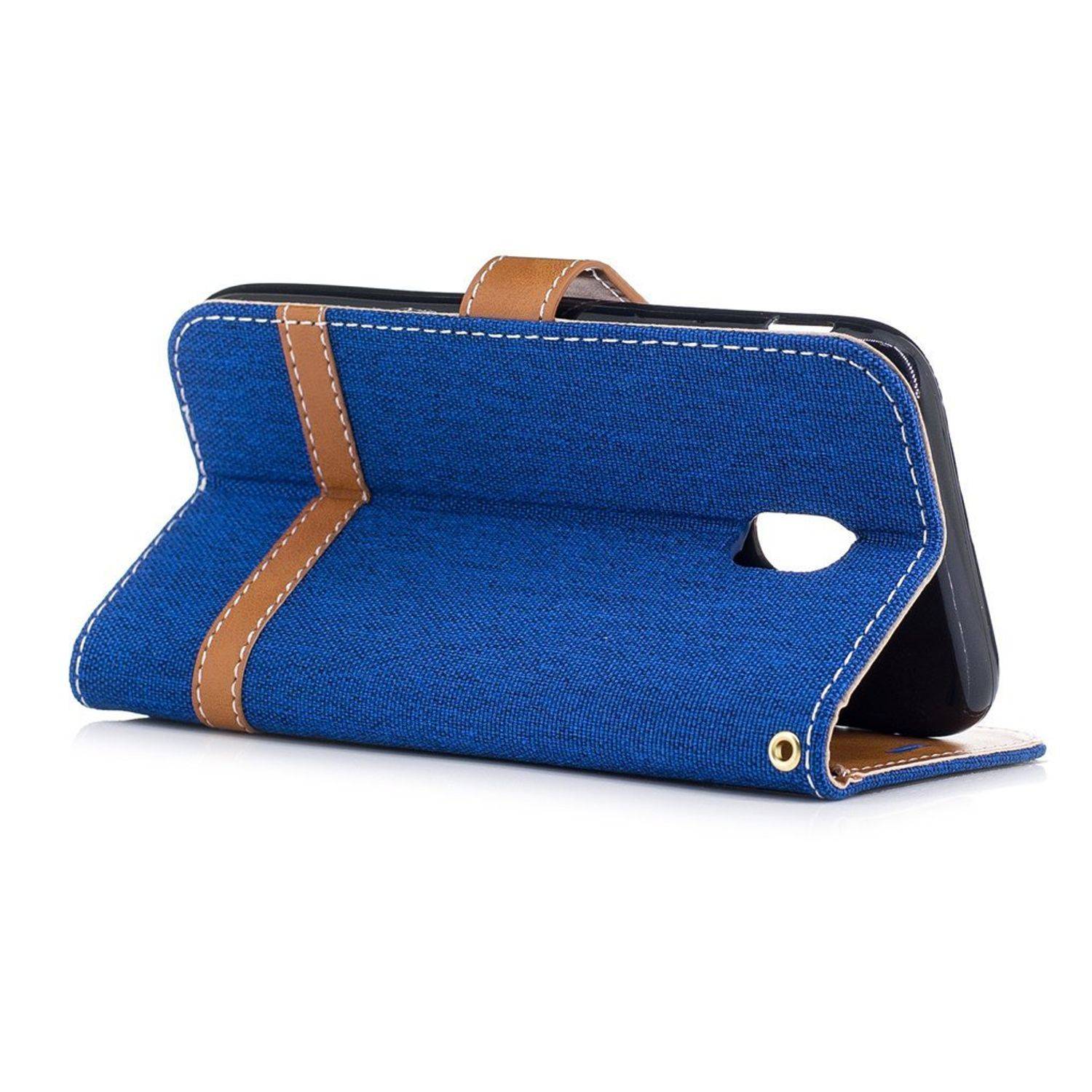 Samsung Galaxy J5 (2017) Handyhülle Bookcover Blau