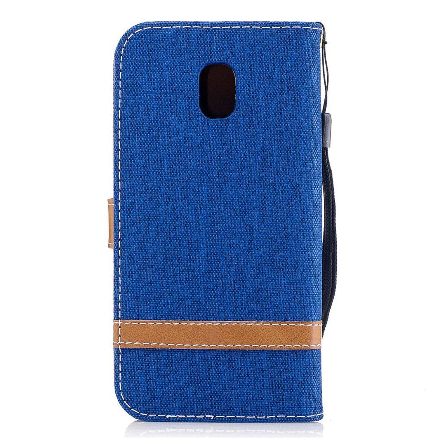 Samsung Galaxy J5 (2017) Handyhülle Bookcover Blau