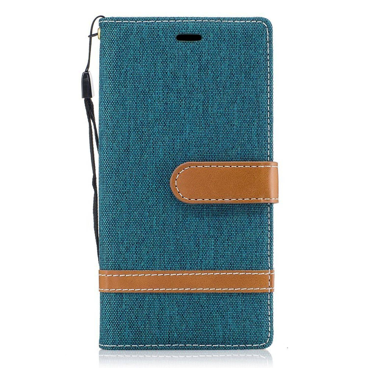 Sony Xperia XZs Handyhülle Bookcover Grün