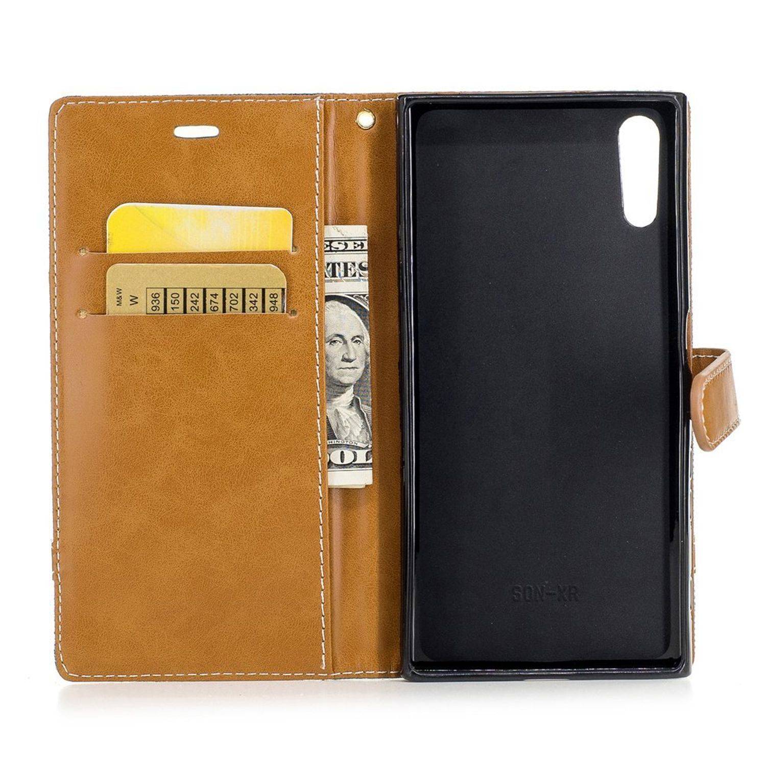 Sony Xperia XZs Handyhülle Bookcover Grün