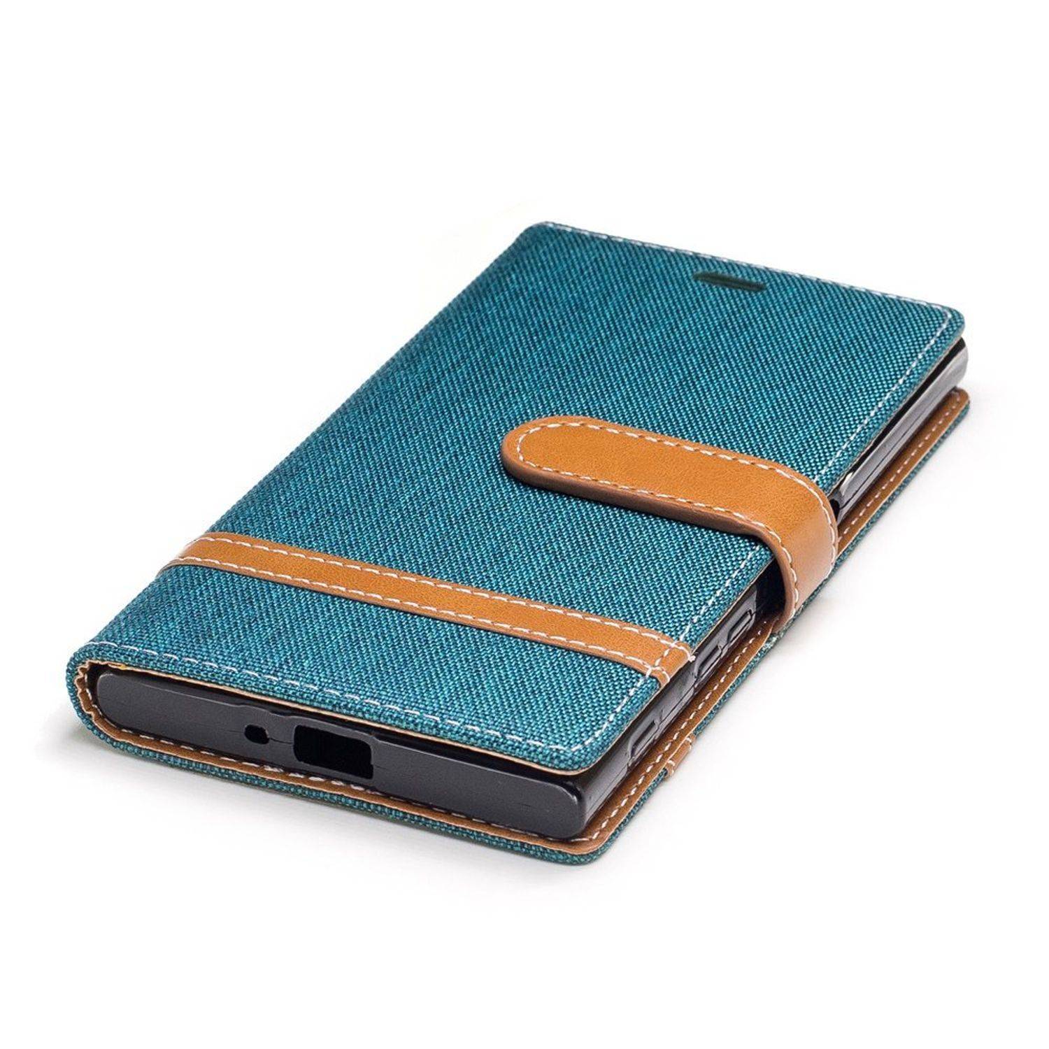 Sony Xperia XZs Handyhülle Bookcover Grün