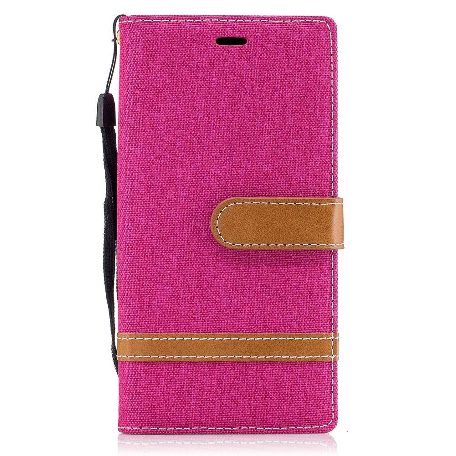 Sony Xperia XZs Handyhülle Bookcover Rosa