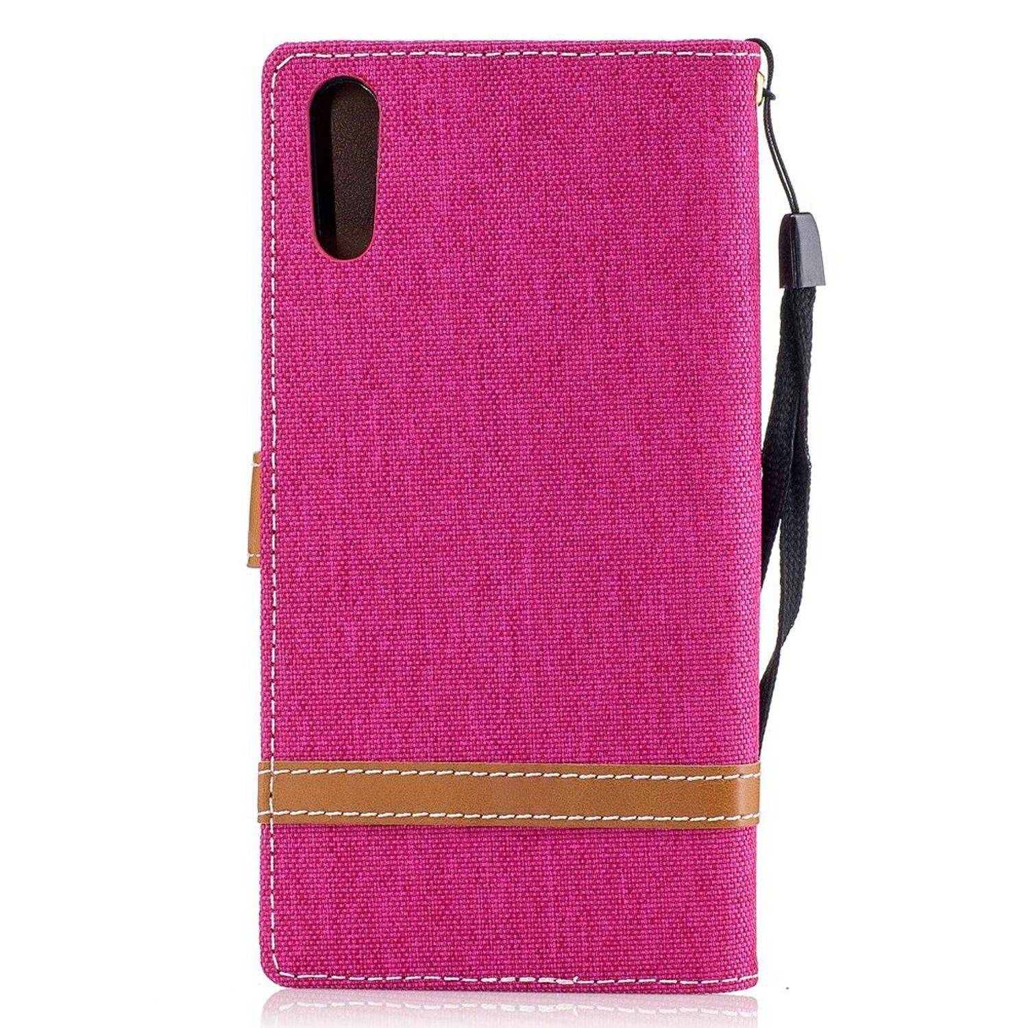 Sony Xperia XZs Handyhülle Bookcover Rosa