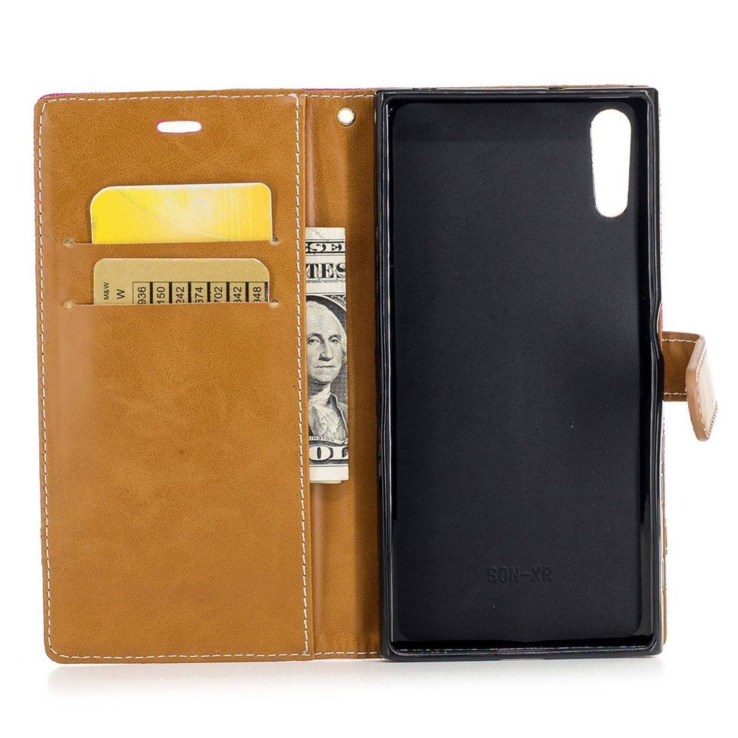 Sony Xperia XZs Handyhülle Bookcover Rosa