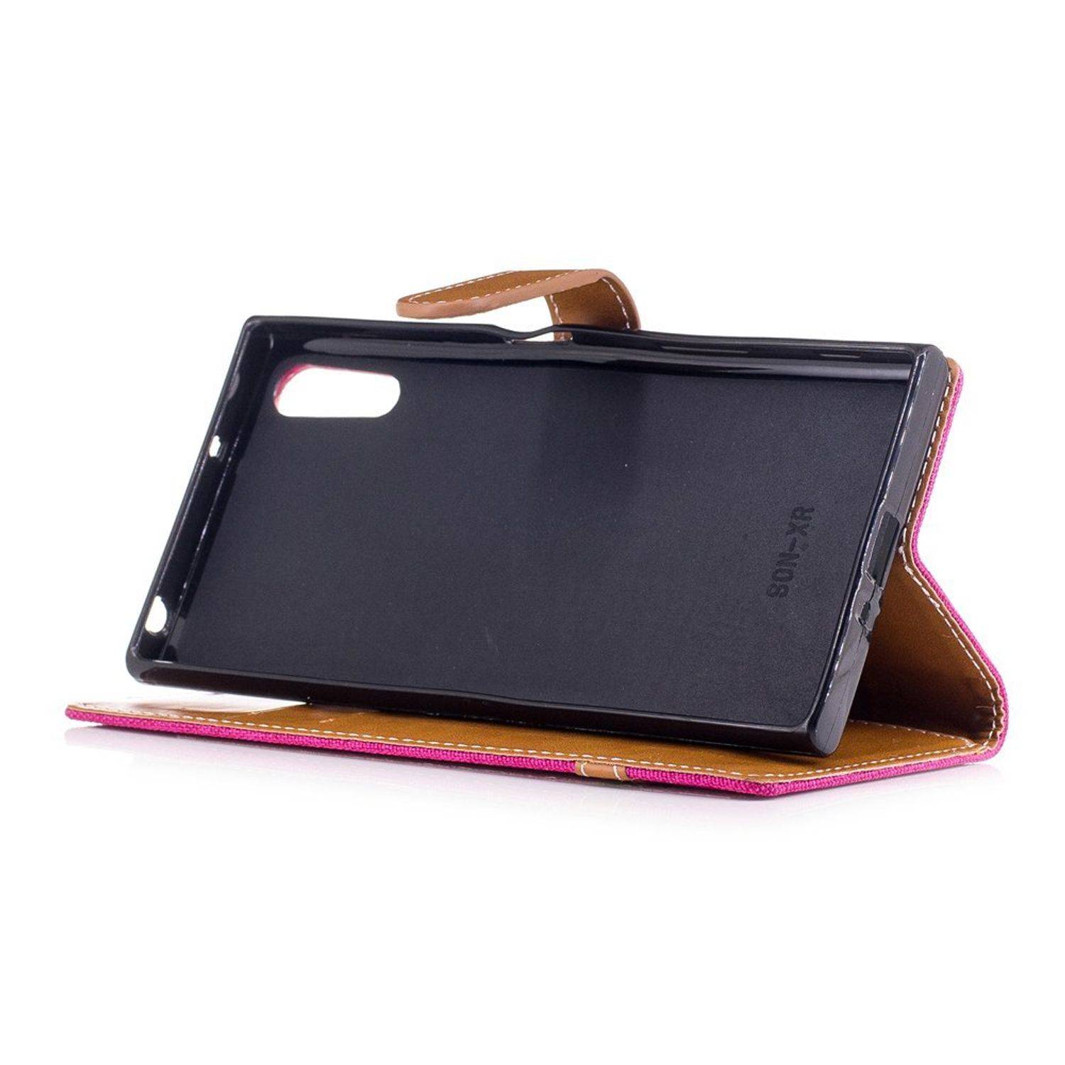 Sony Xperia XZs Handyhülle Bookcover Rosa