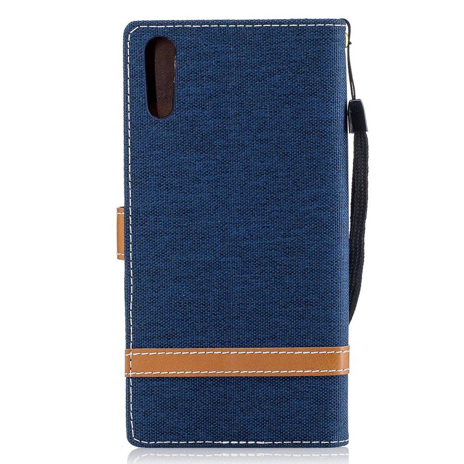 Sony Xperia XZs Handyhülle Bookcover Blau