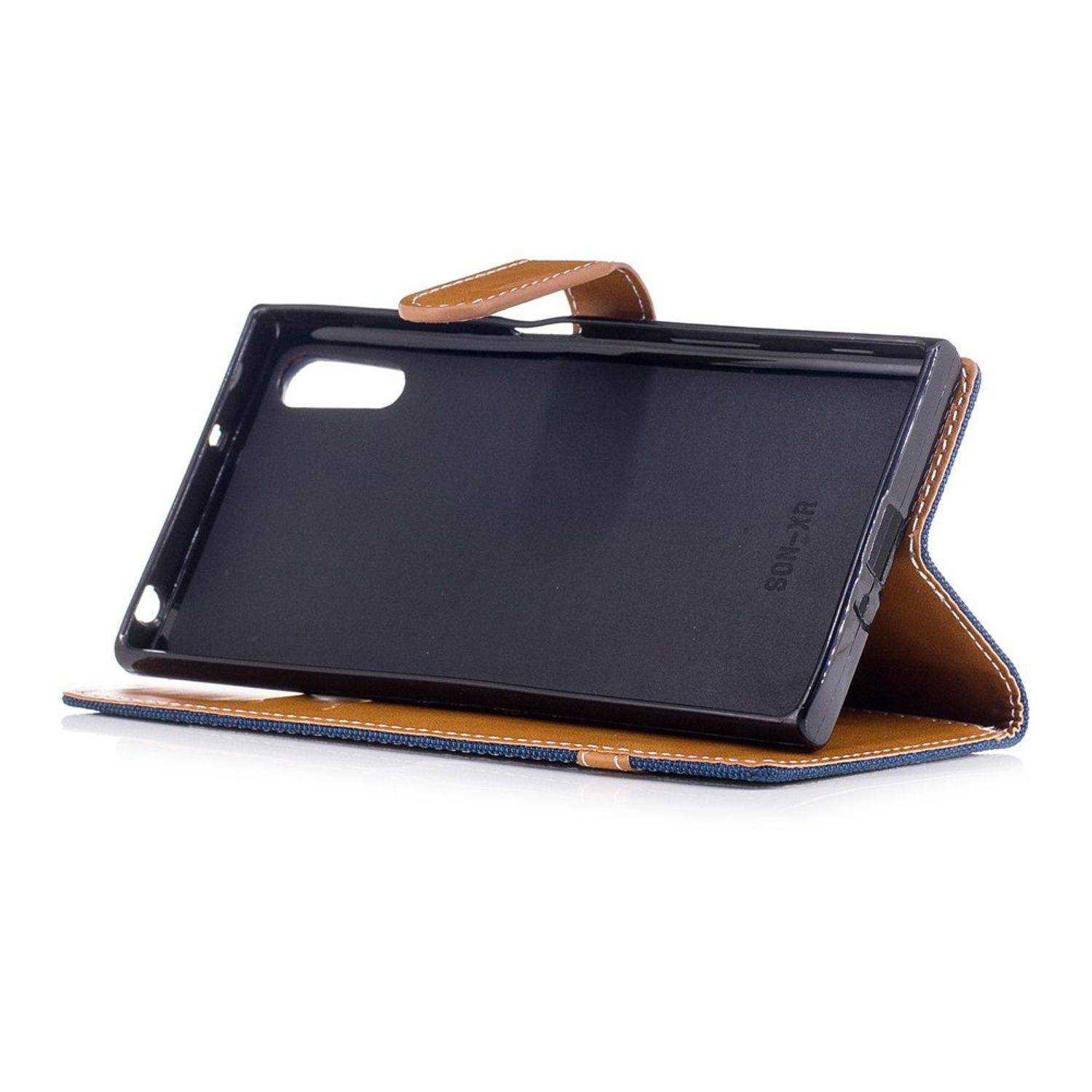 Sony Xperia XZs Handyhülle Bookcover Blau