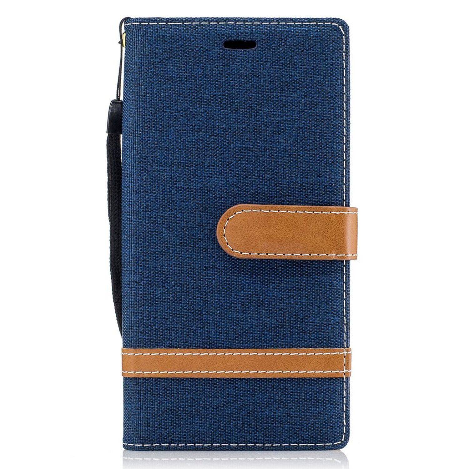 Sony Xperia XZs Handyhülle Bookcover Blau