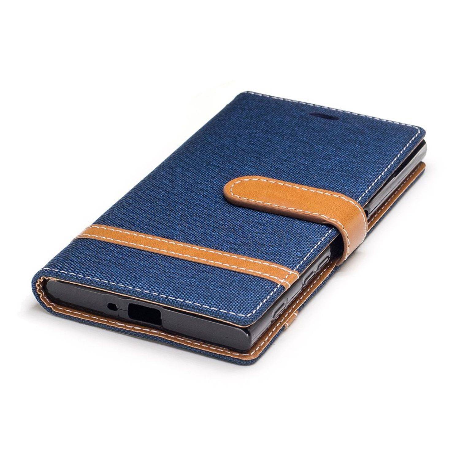 Sony Xperia XZs Handyhülle Bookcover Blau