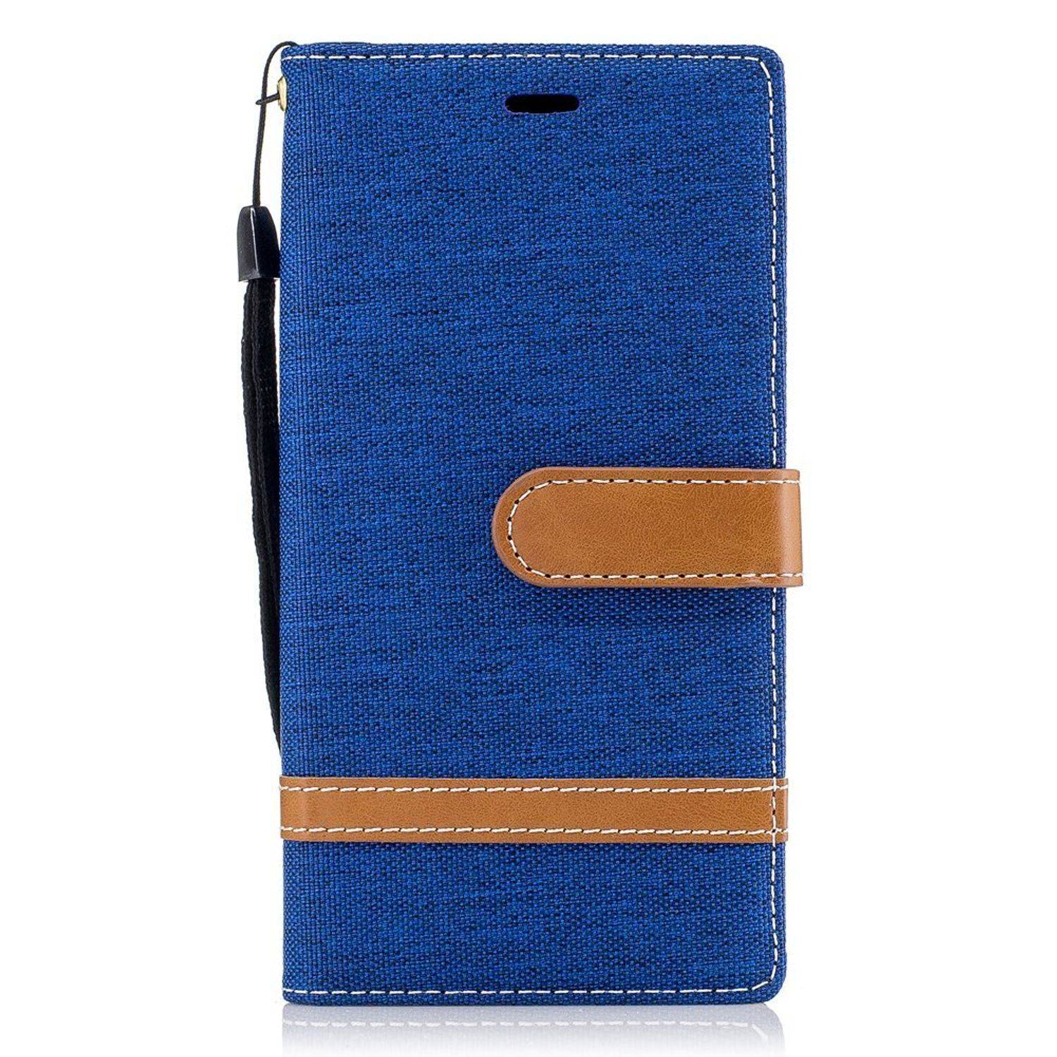 Sony Xperia XZs Handyhülle Bookcover Blau
