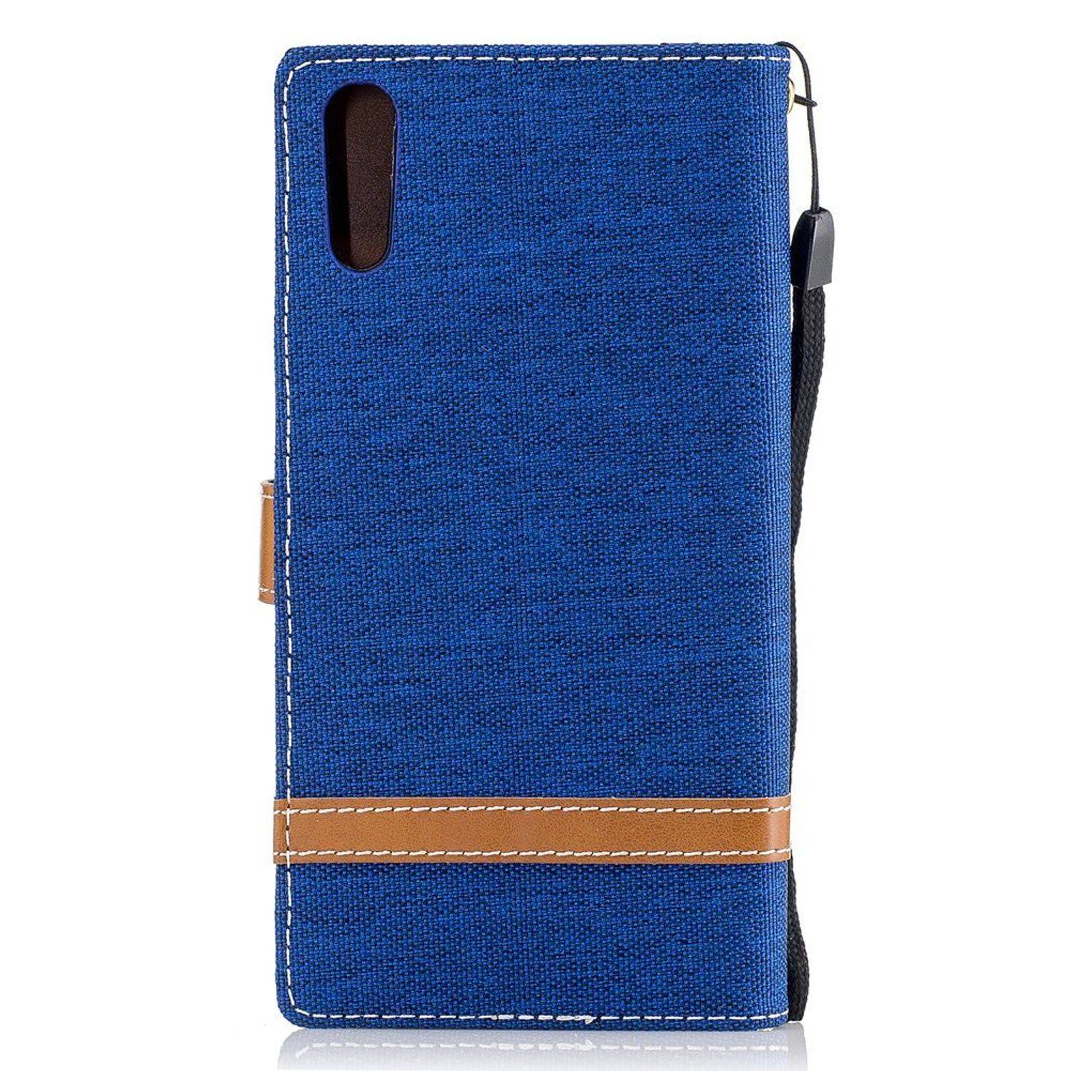 Sony Xperia XZs Handyhülle Bookcover Blau