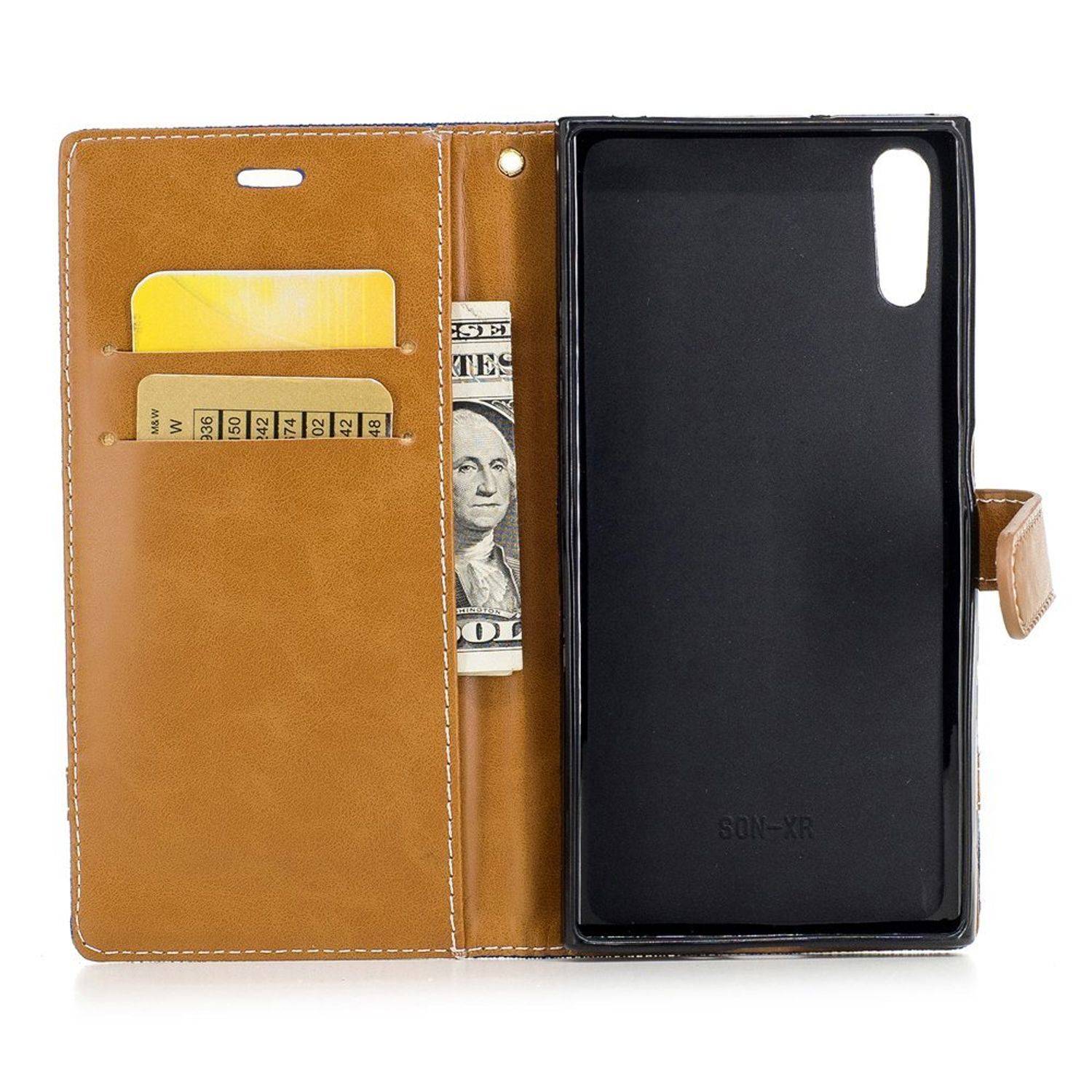Sony Xperia XZs Handyhülle Bookcover Blau