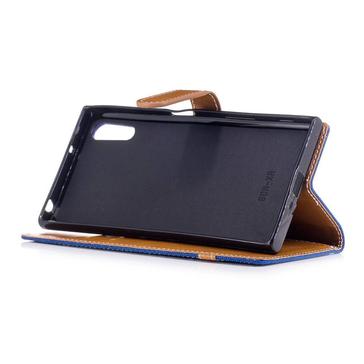 Sony Xperia XZs Handyhülle Bookcover Blau
