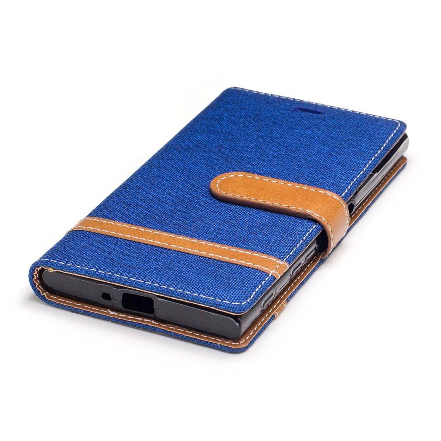 Sony Xperia XZs Handyhülle Bookcover Blau