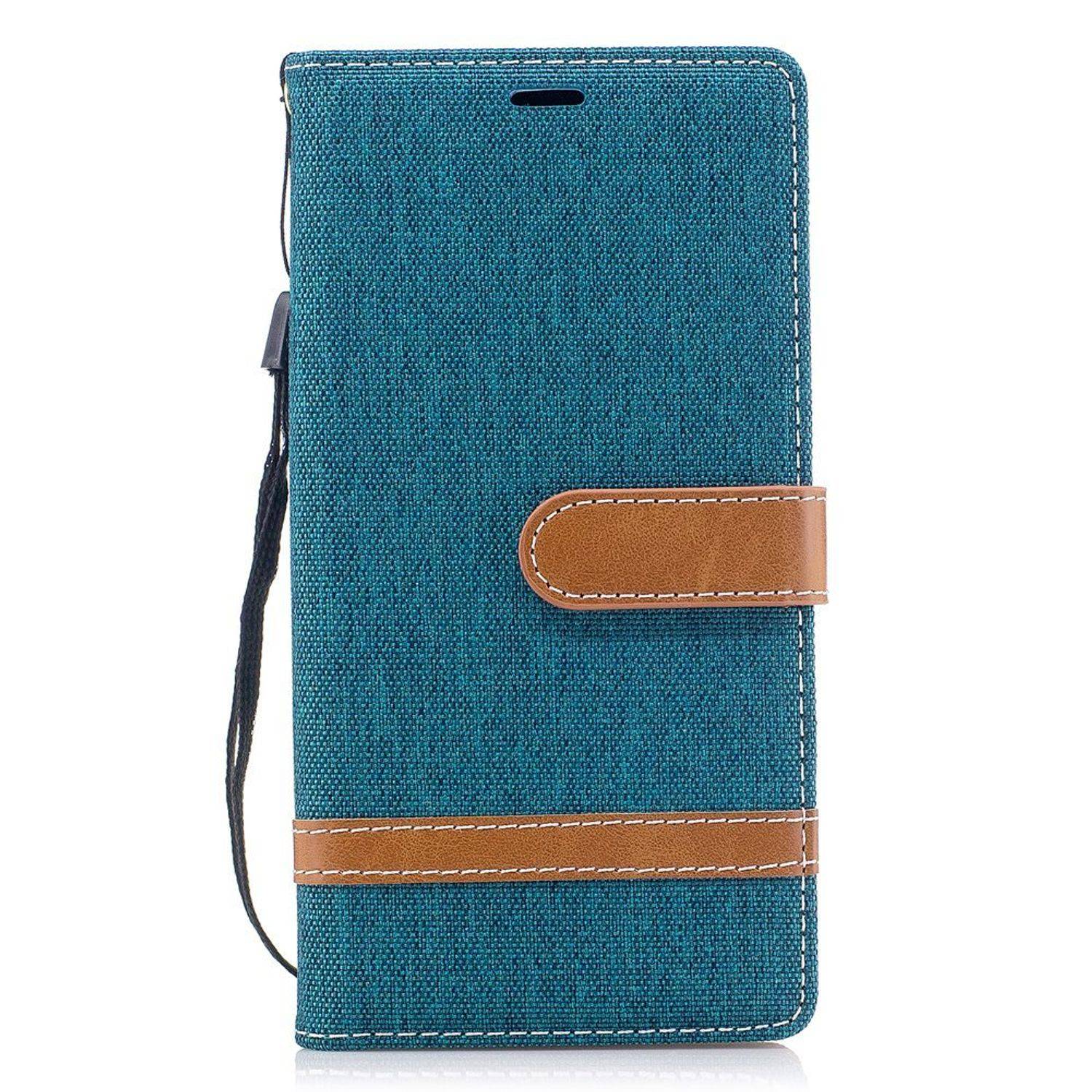 Sony Xperia XZ1 Handyhülle Bookcover Grün