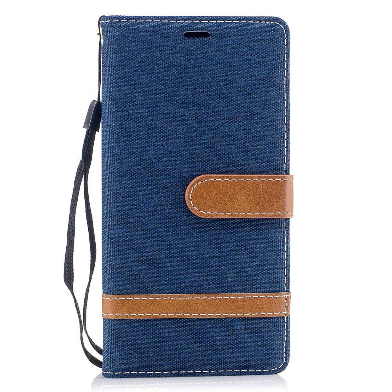 Sony Xperia XZ1 Handyhülle Bookcover Blau