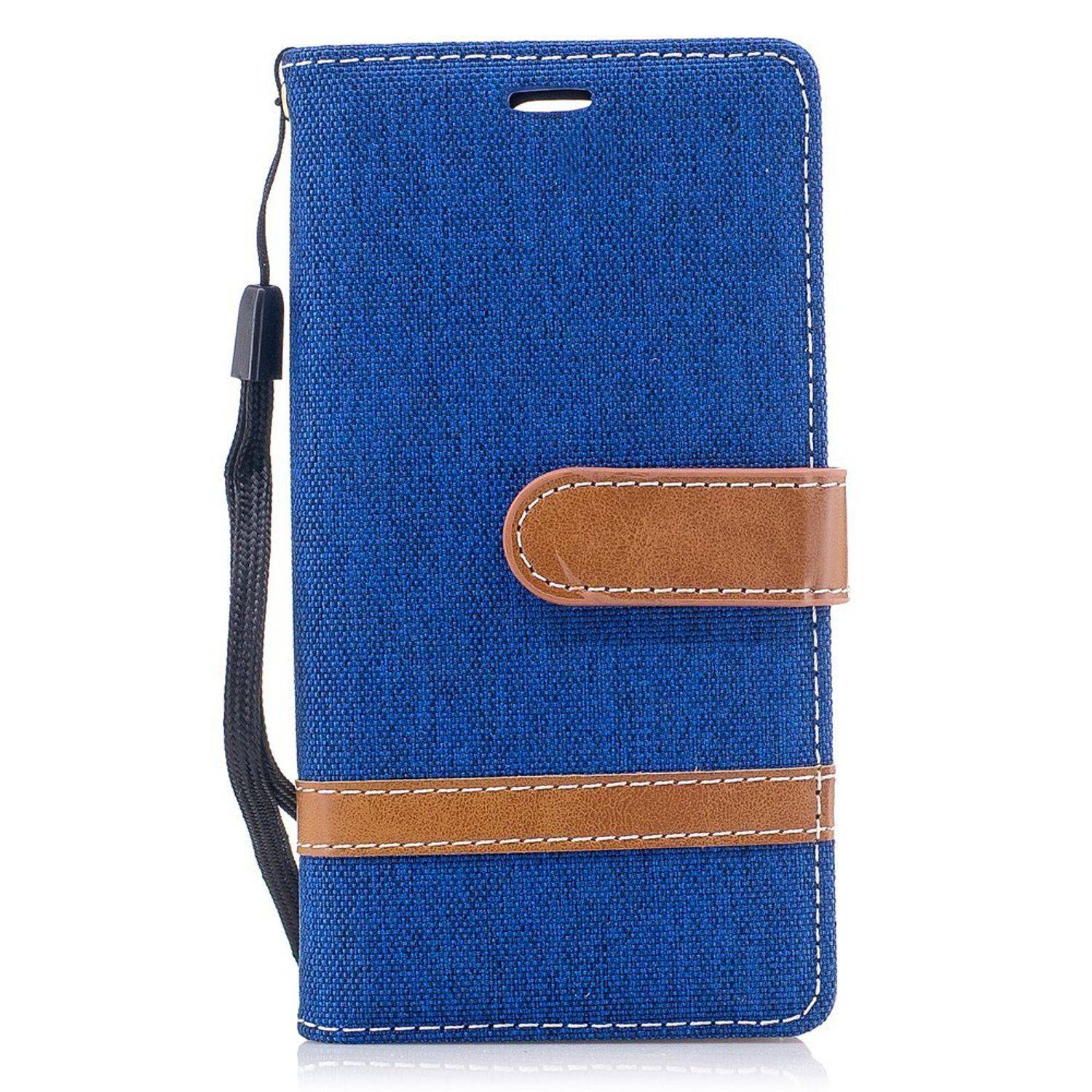 Sony Xperia XZ1 Handyhülle Bookcover Blau