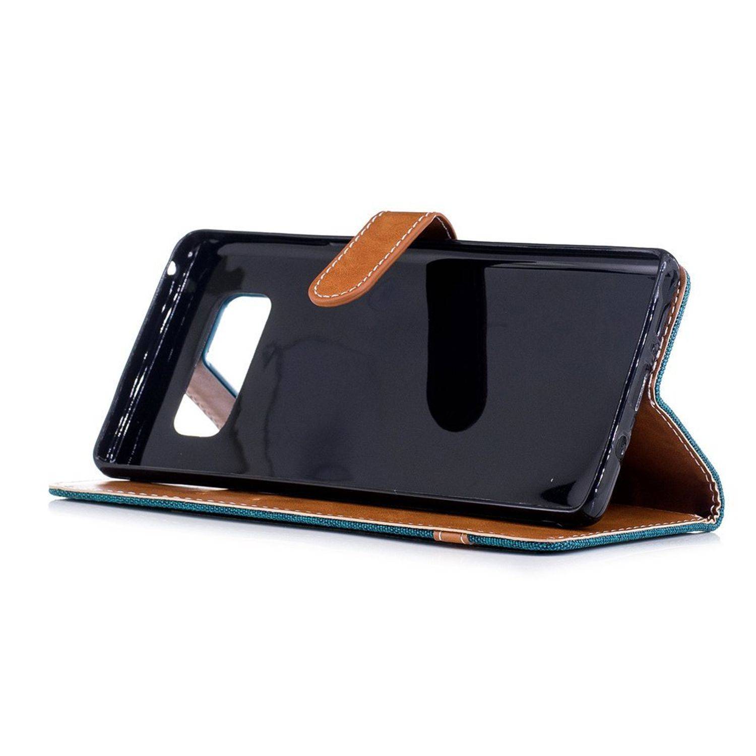 Samsung Galaxy Note 8 Handyhülle Bookcover Grün