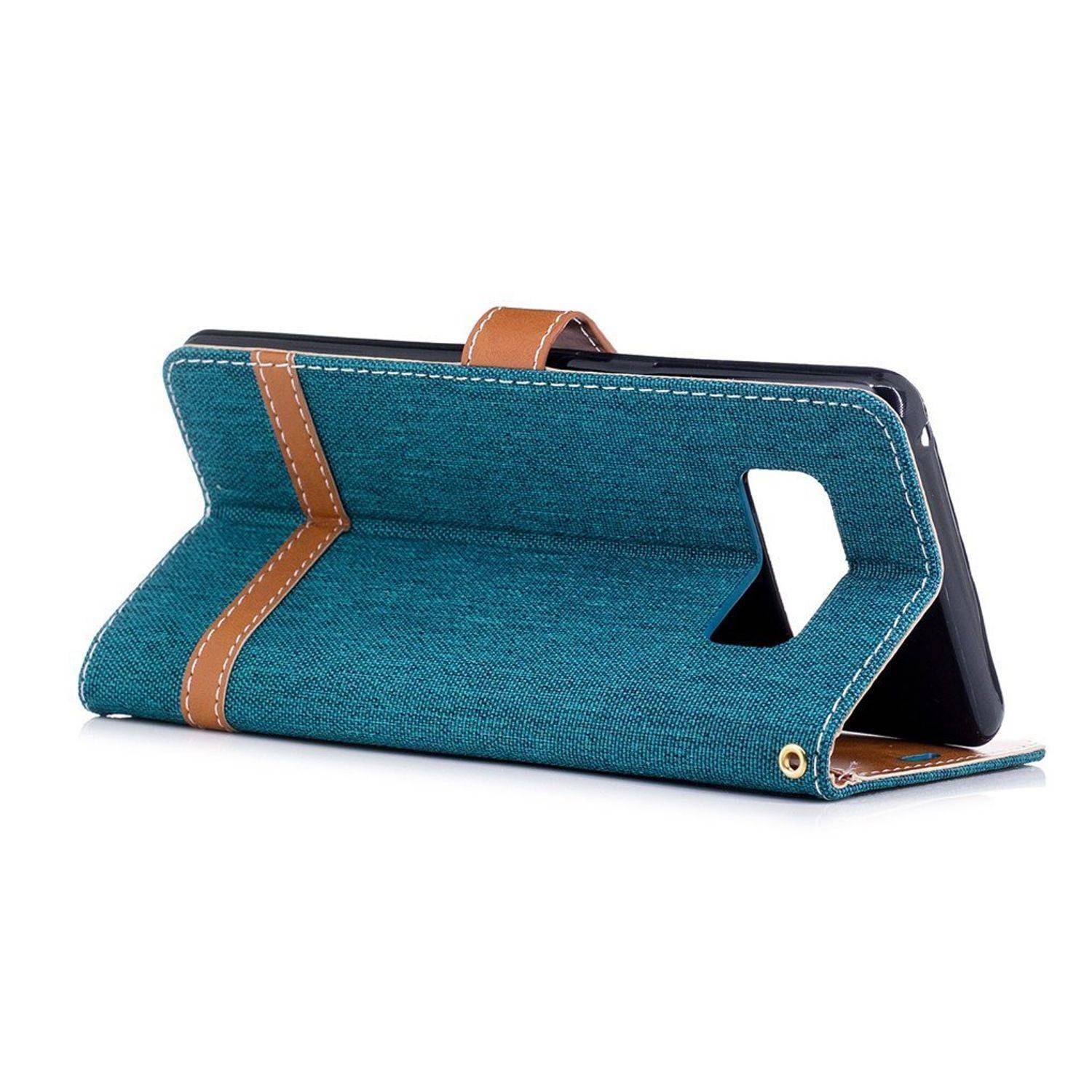 Samsung Galaxy Note 8 Handyhülle Bookcover Grün