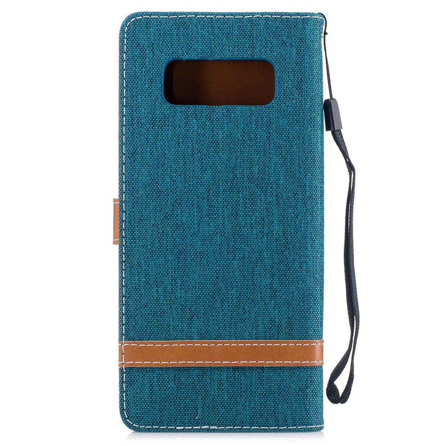 Samsung Galaxy Note 8 Handyhülle Bookcover Grün