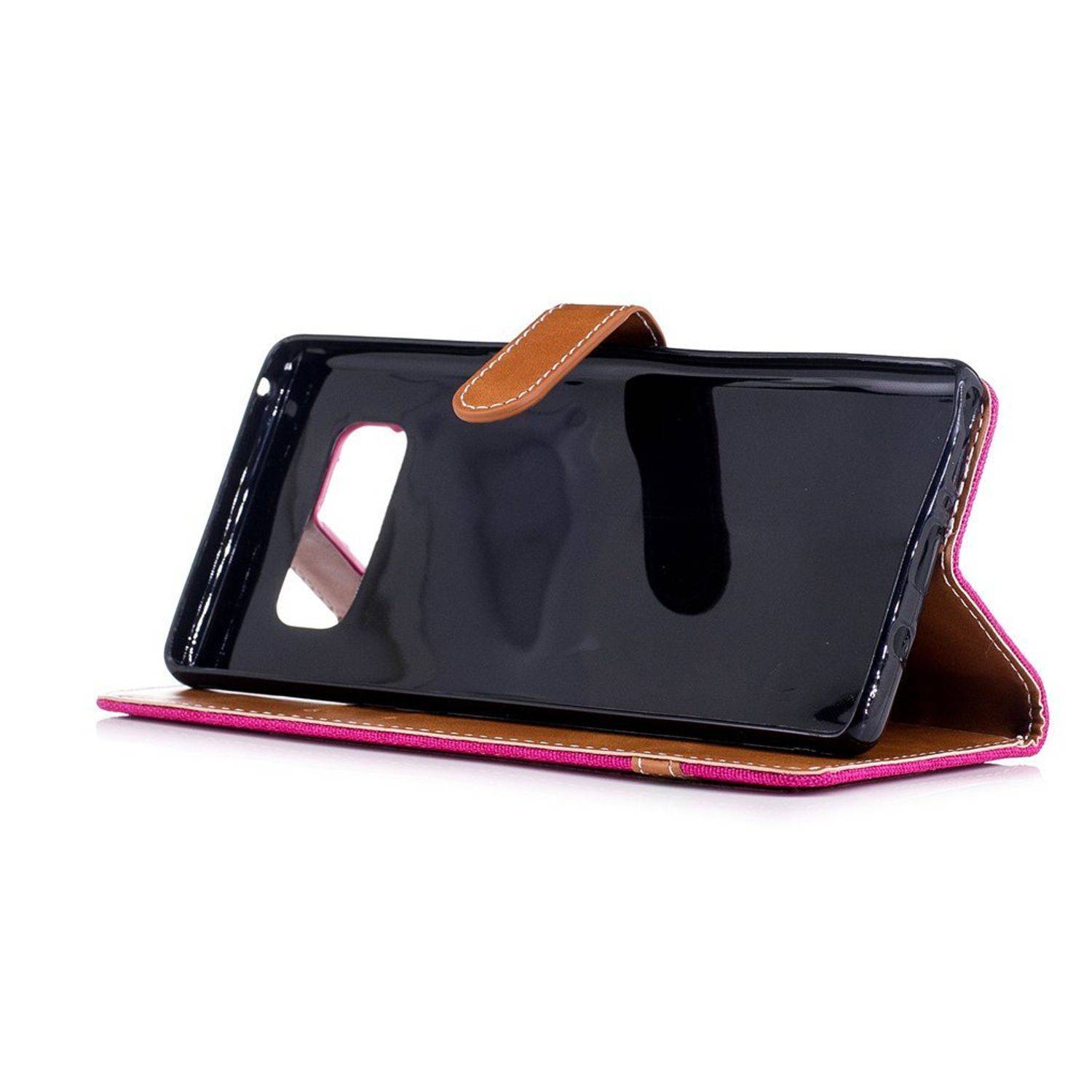 Samsung Galaxy Note 8 Handyhülle Bookcover Rosa