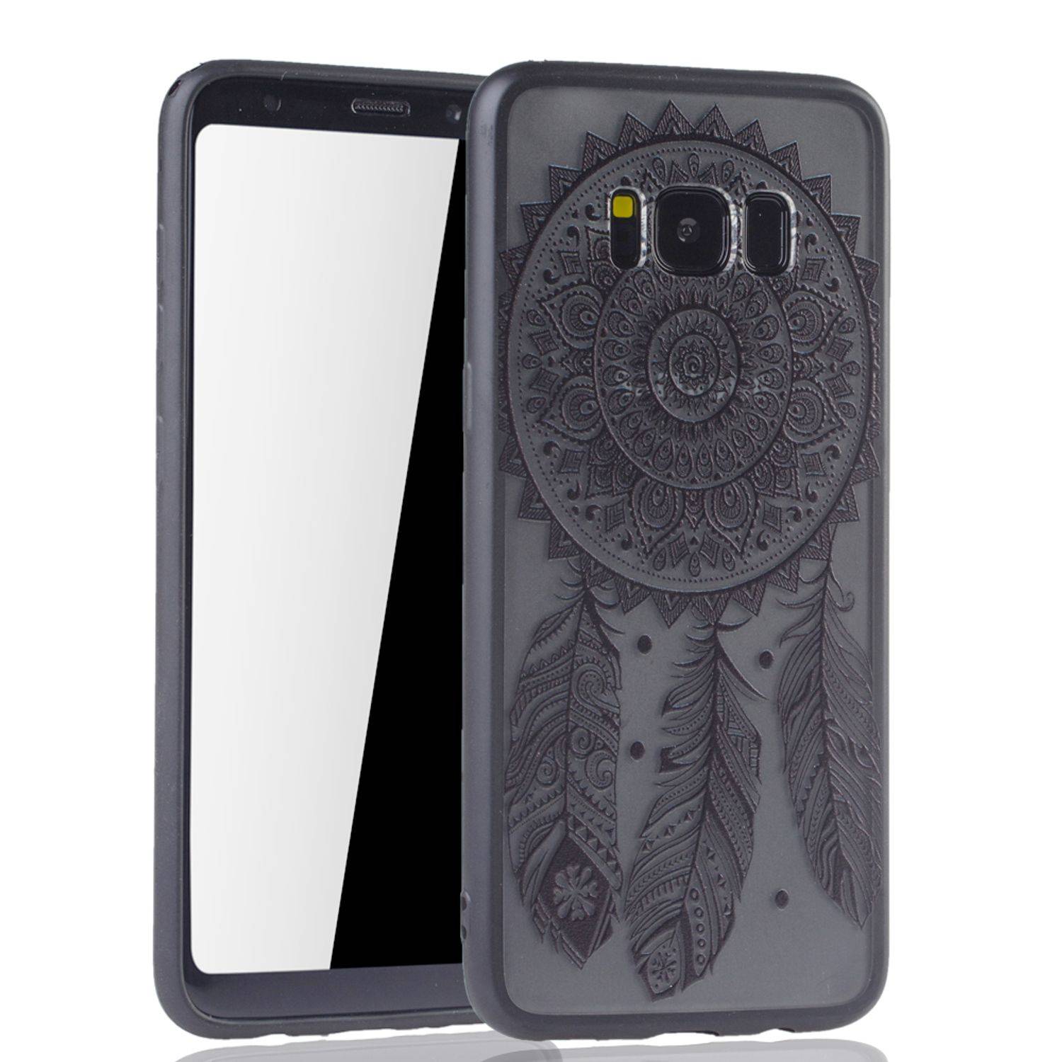 Samsung Galaxy S8 Handyhülle Backcover Schwarz