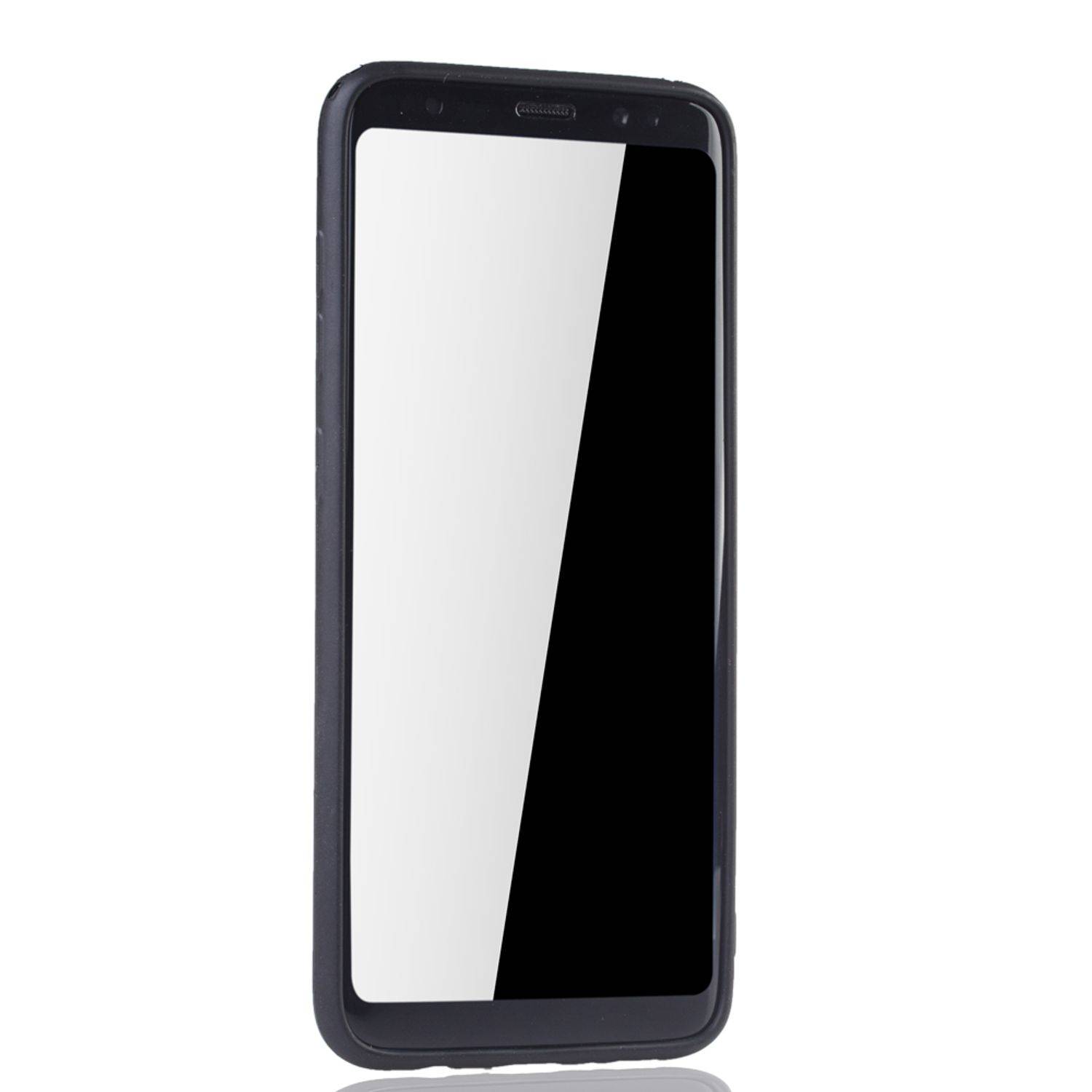 Samsung Galaxy S8 Handyhülle Backcover Schwarz