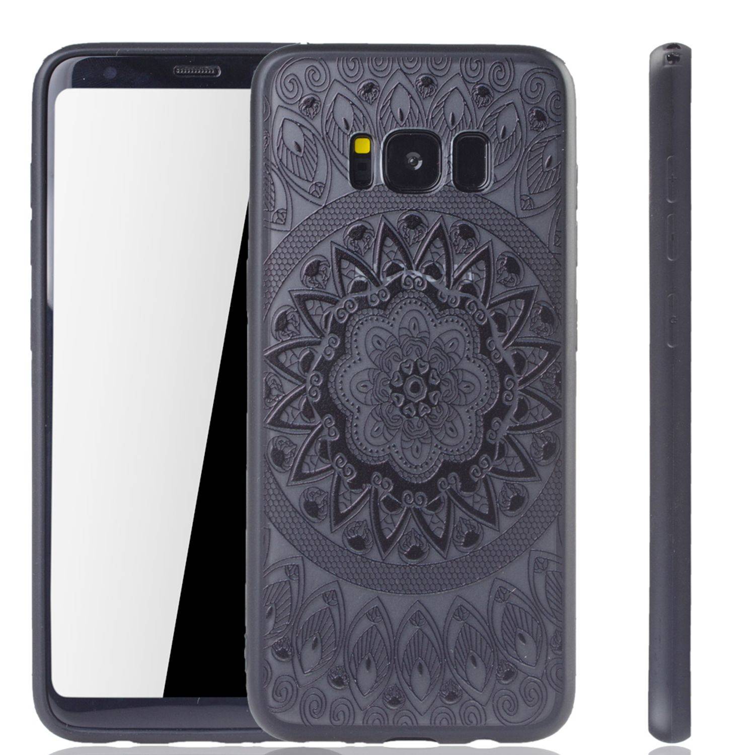 Samsung Galaxy S8 Handyhülle Backcover Schwarz
