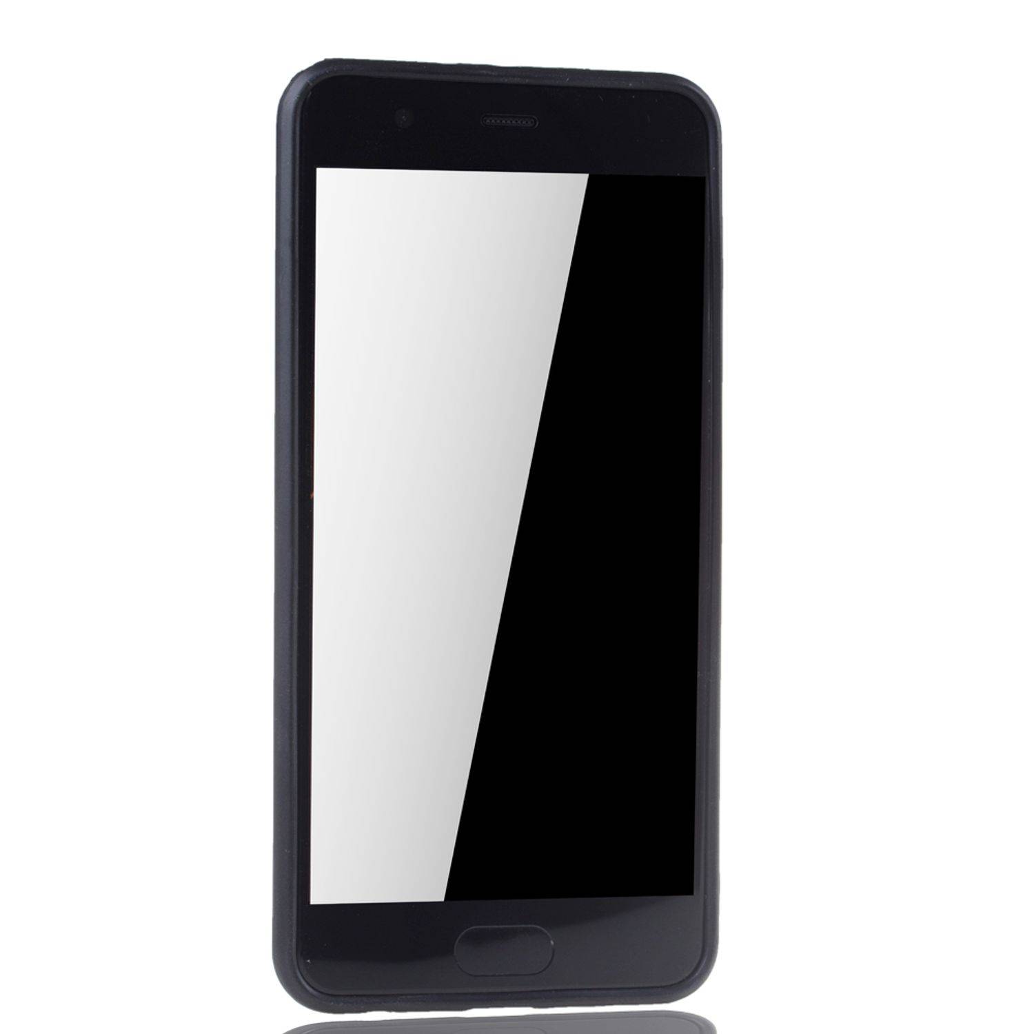 Huawei P10 Plus Handyhülle Backcover Schwarz