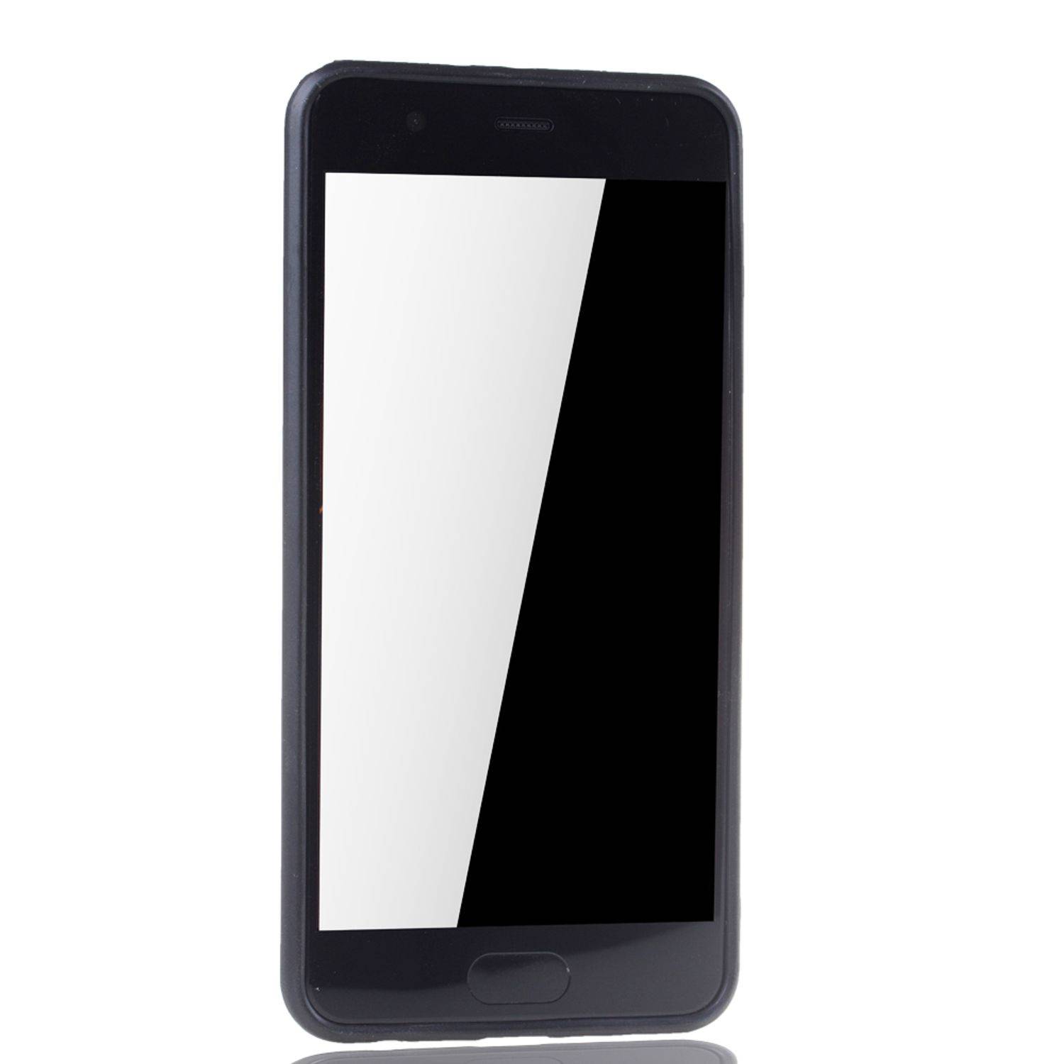 Huawei P10 Plus Handyhülle Backcover Schwarz