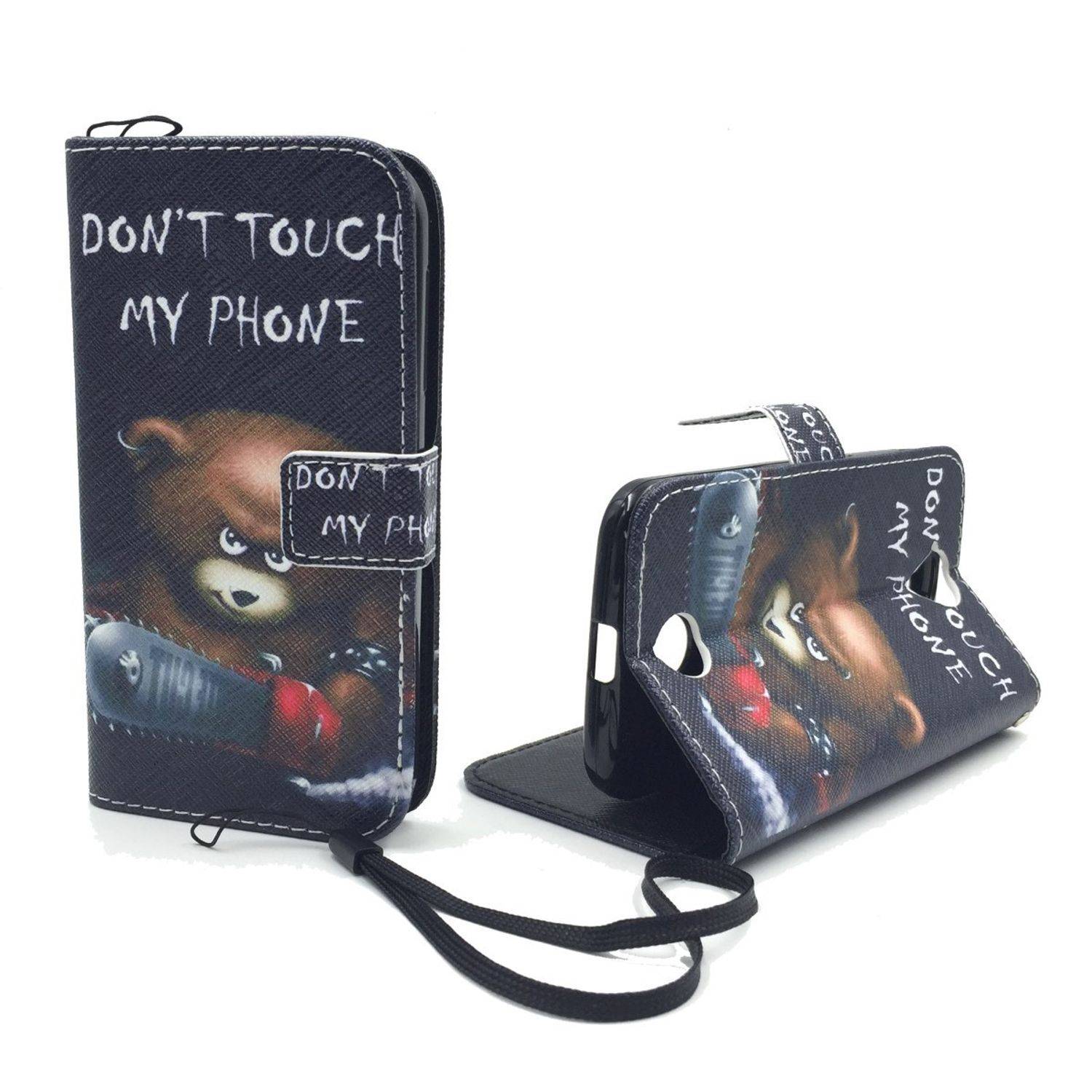 Acer Liquid Z330 Handyhülle Bookcover Schwarz