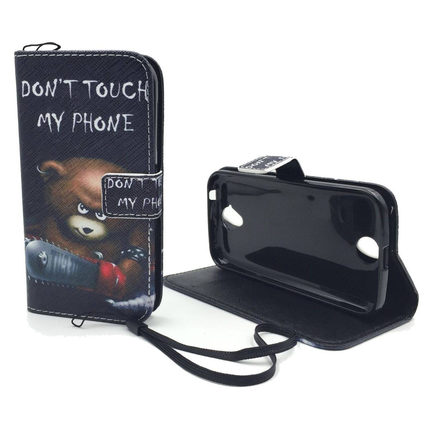Acer Liquid Z330 Handyhülle Bookcover Schwarz