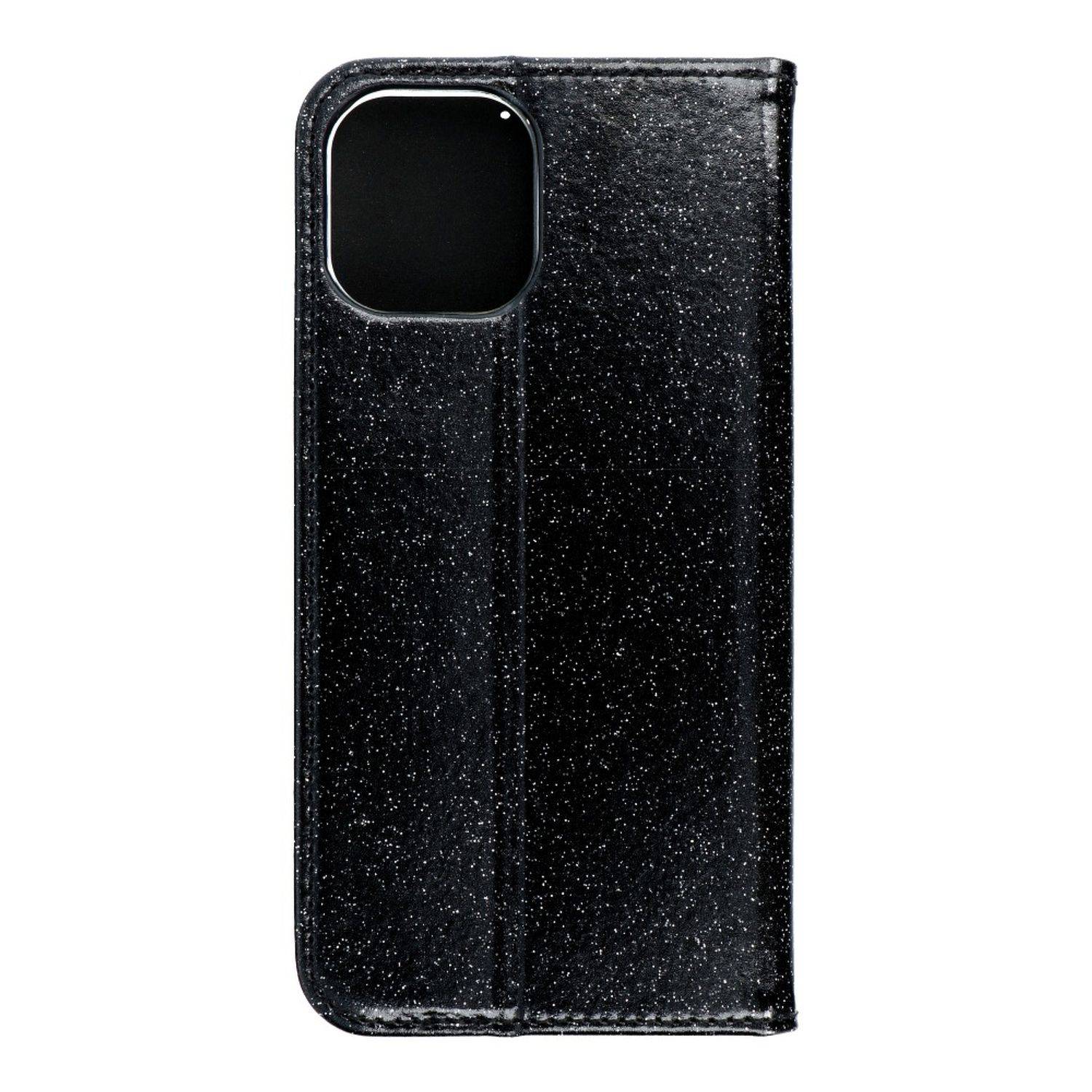 Hülle kompatibel mit Apple iPhone 12 Pro Max Kunstleder Handyhülle - Handy Case Schwarz