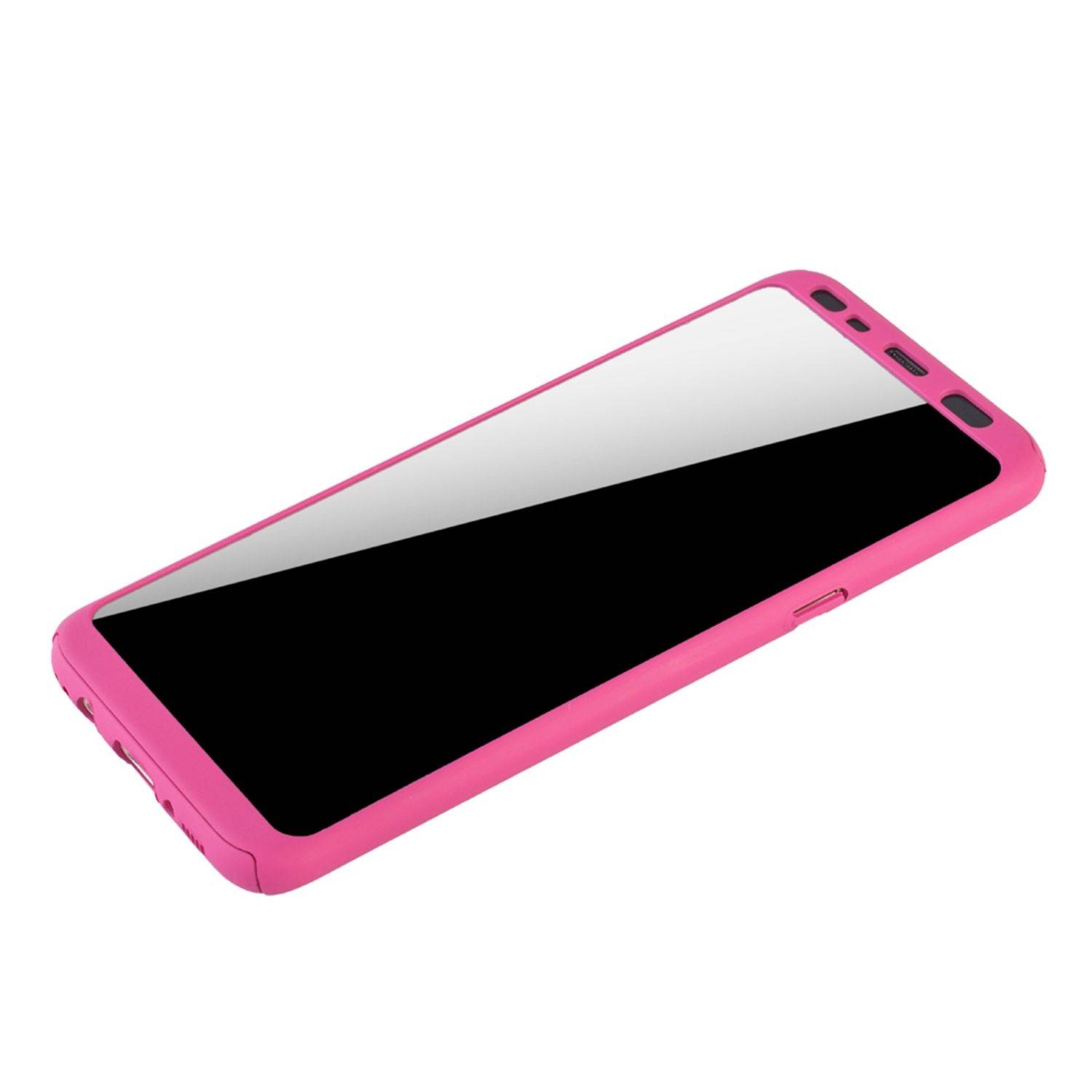 Samsung Galaxy S8 Plus Handyhülle 360 Grad Schutz Full Cover Rosa