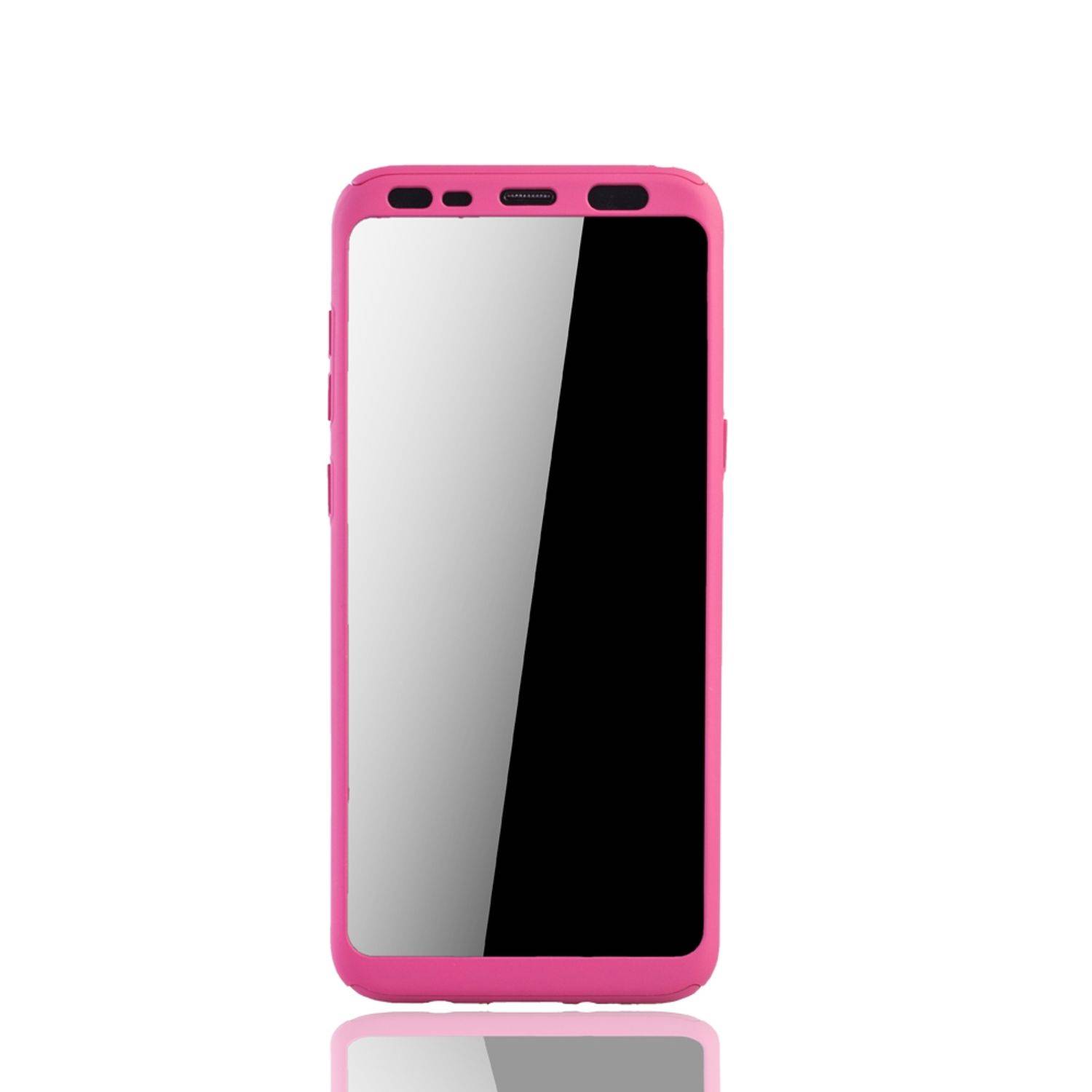 Samsung Galaxy S8 Plus Handyhülle 360 Grad Schutz Full Cover Rosa
