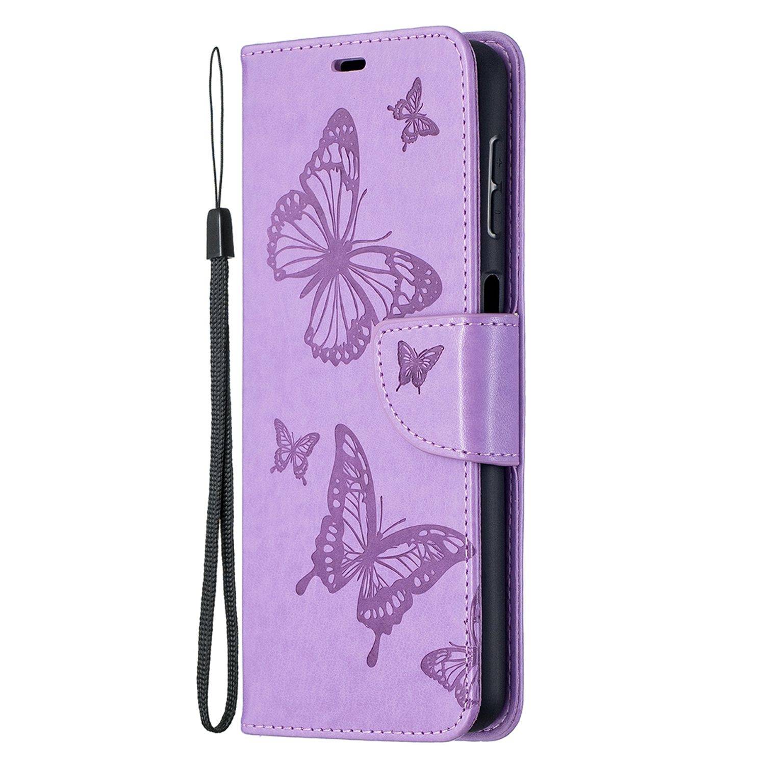 Samsung Galaxy A32 5G Handyhülle Bookcover Violett
