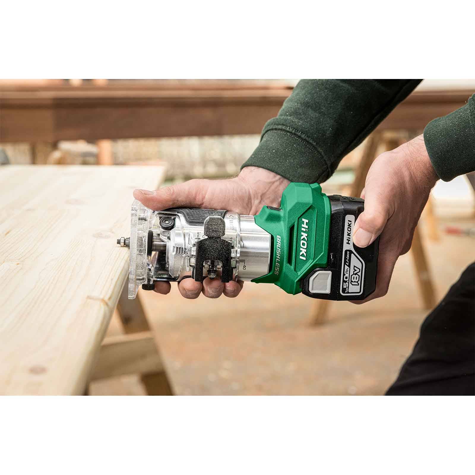 HiKOKI Akku-Kantenfräse M1808DAW2Z 18V