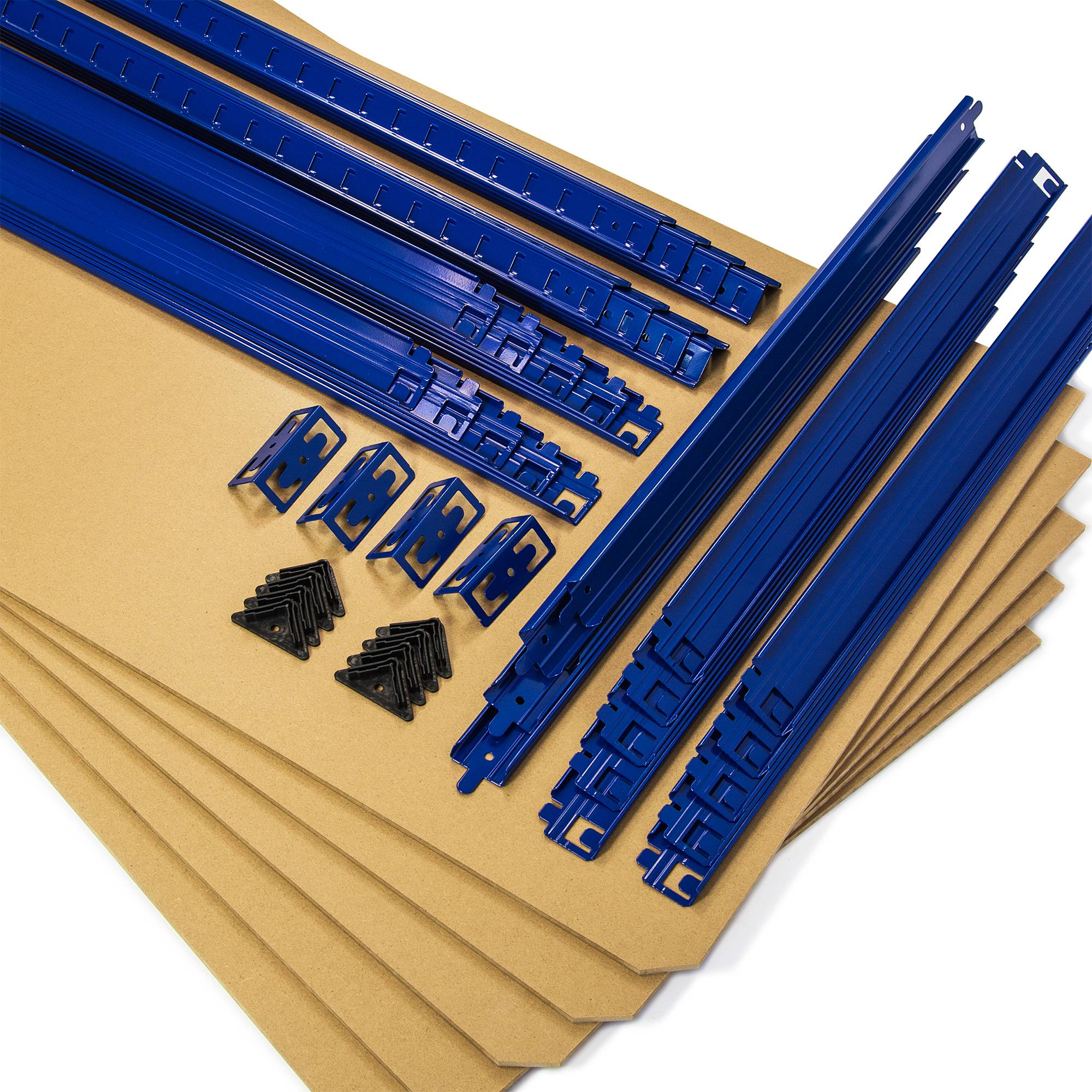 SCHMIDT security tools Schwerlastregal 180x120x60cm Steckregal 275kg pro Boden Lager-Regal belastbar mit 1375kg