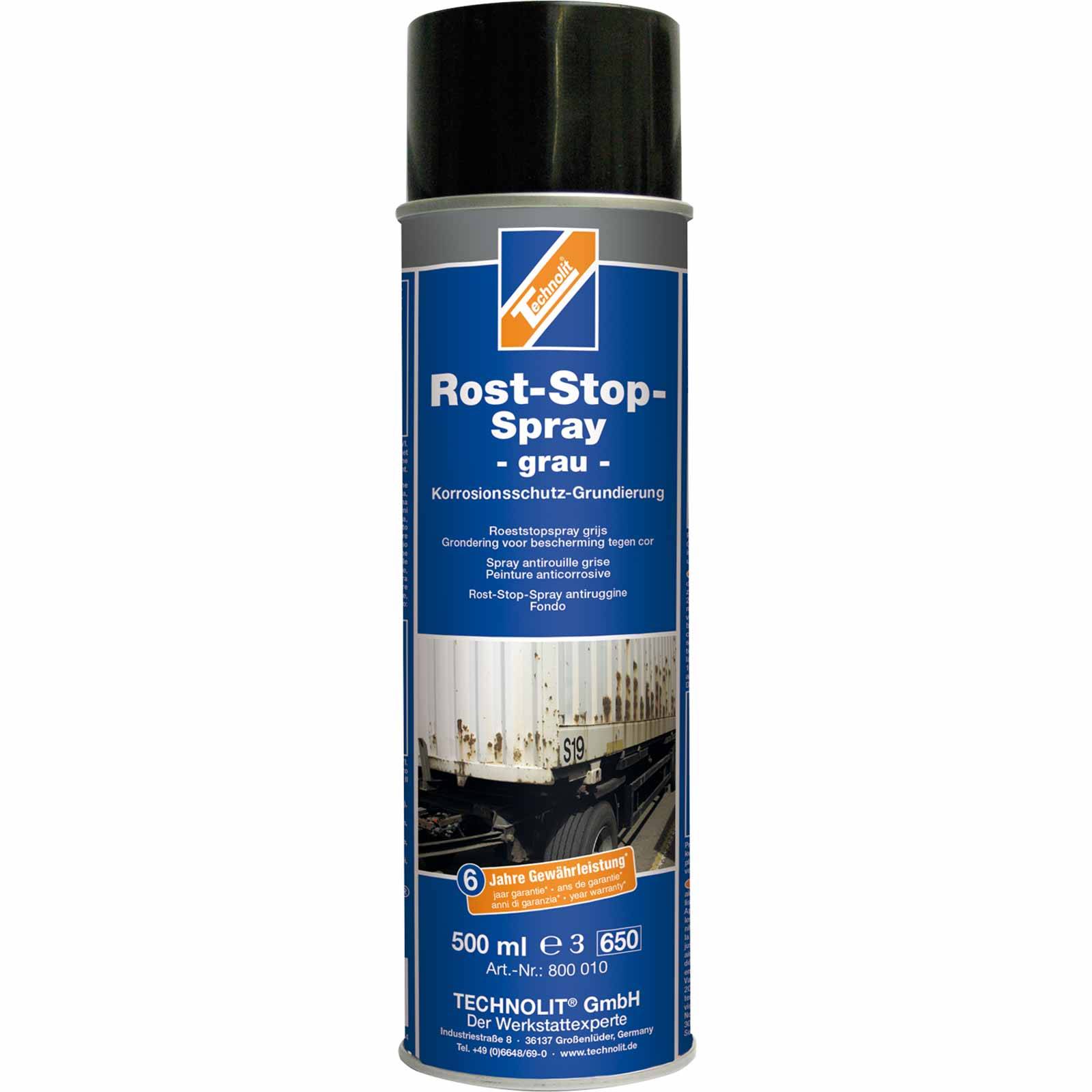 TECHNOLIT Grundierung Rost-Stop-Spray 500 ml - Farbe:grau