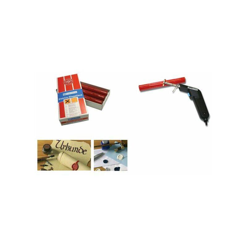 Gutenberg Siegellack Elektrolack, zinnoberrot