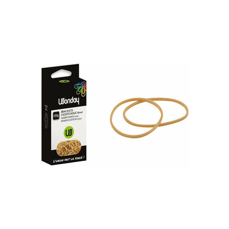 Wonday Gummiringe im Karton, natur, 200 mm, 100 g
