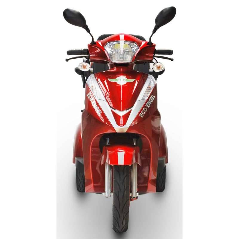 ECO ENGEL 503 Rot, 25 km/h Dreirad Roller mit 30 Ah Lithium Akku Herausnehmbar