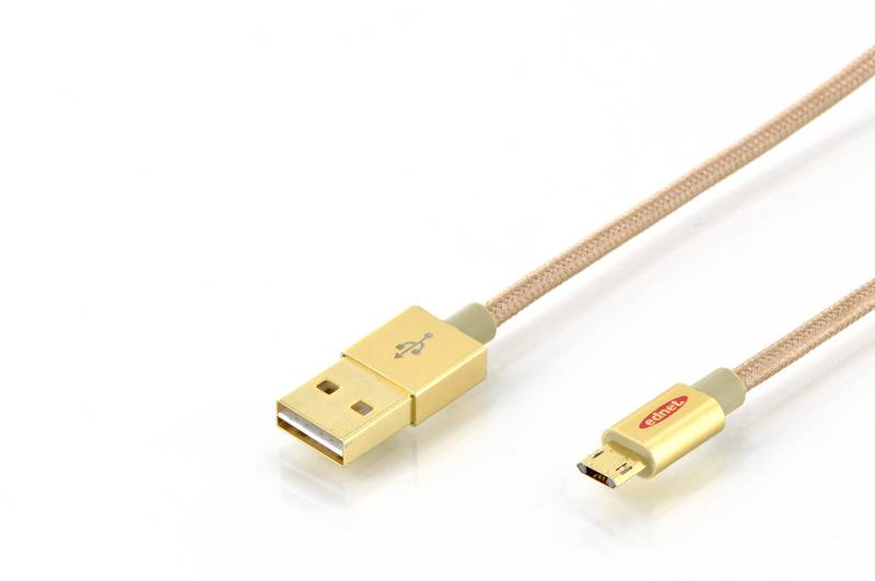 USB 2.0 Daten-/Ladekabel, Nylon, farbig