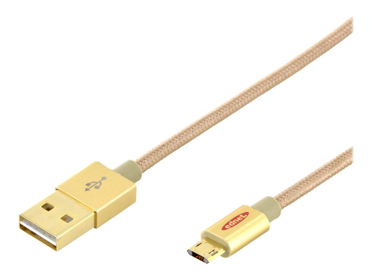 USB 2.0 Daten-/Ladekabel, Nylon, farbig