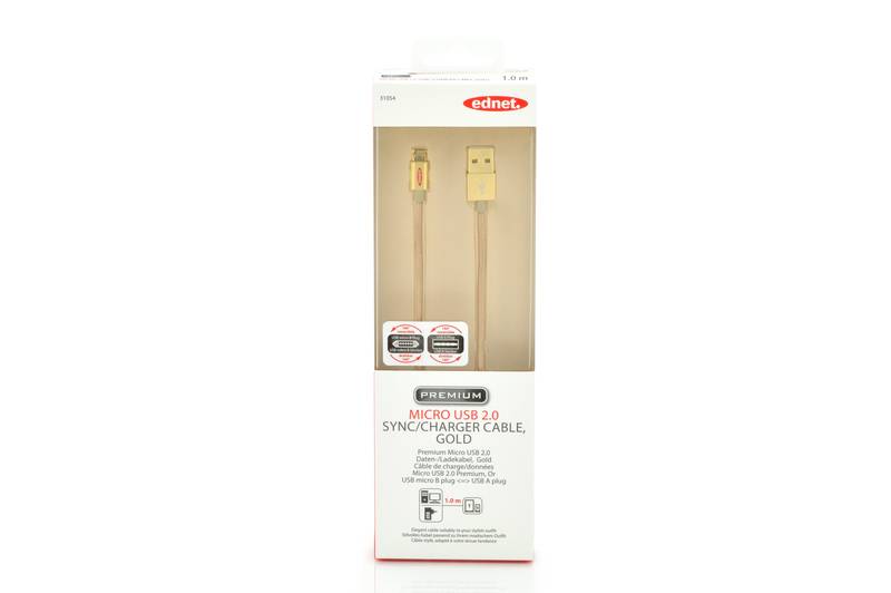 USB 2.0 Daten-/Ladekabel, Nylon, farbig